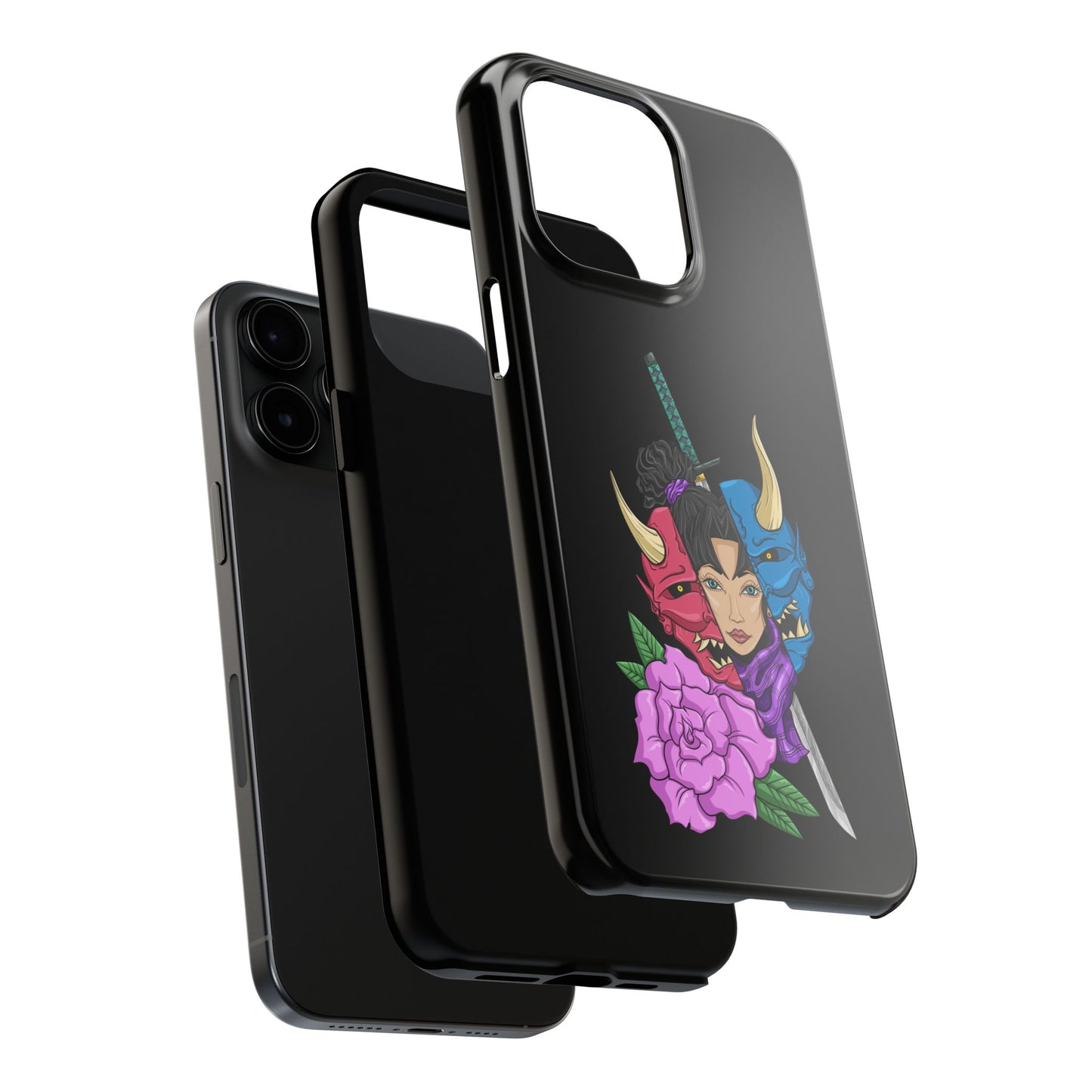 Girl Behind The Mask Tough Phone Case