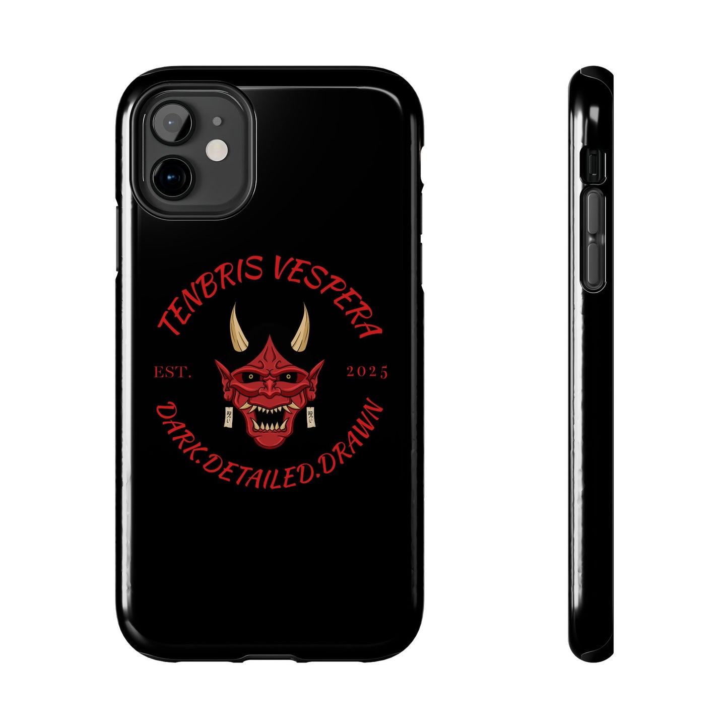 Red Oni Tough Phone Case