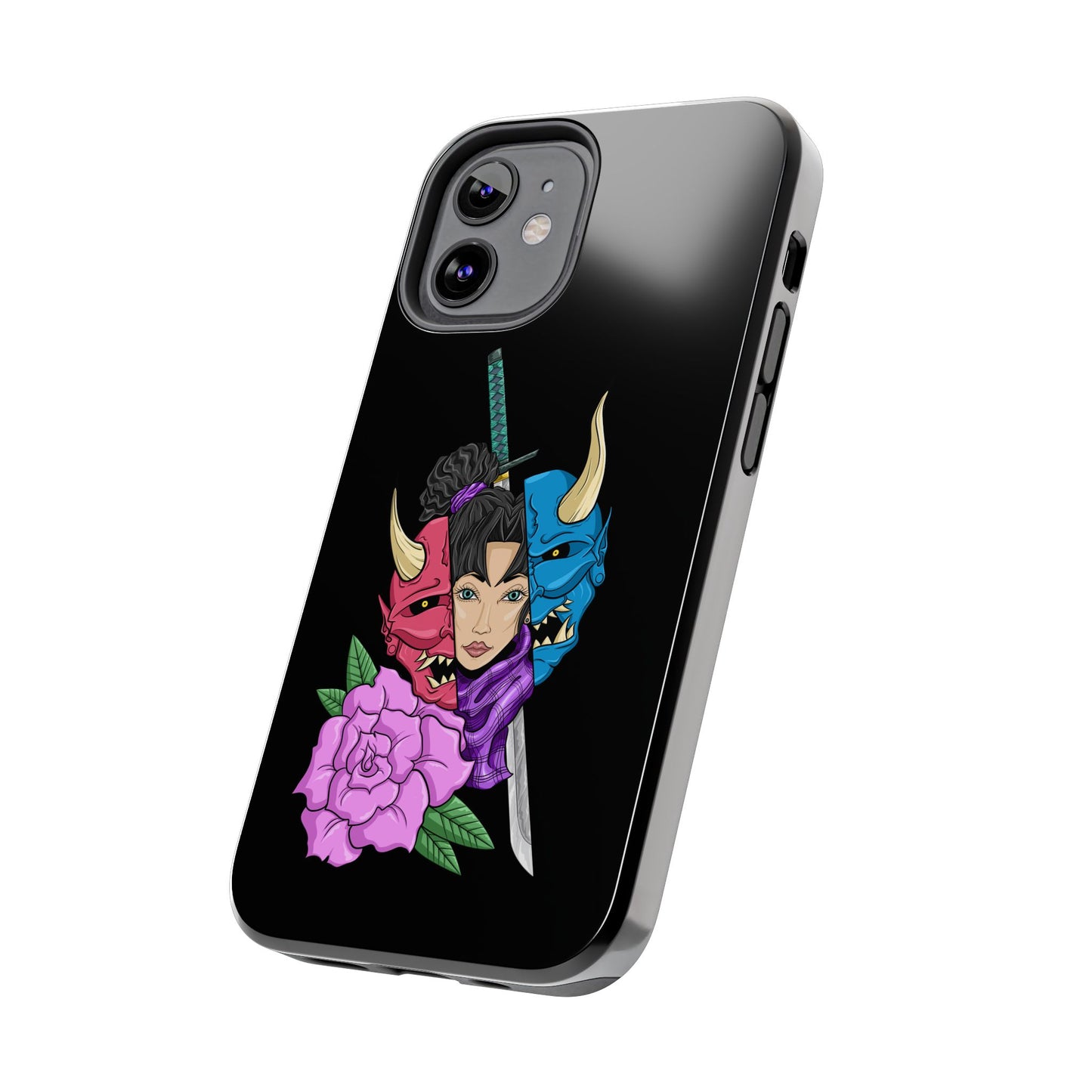 Girl Behind The Mask Tough Phone Case