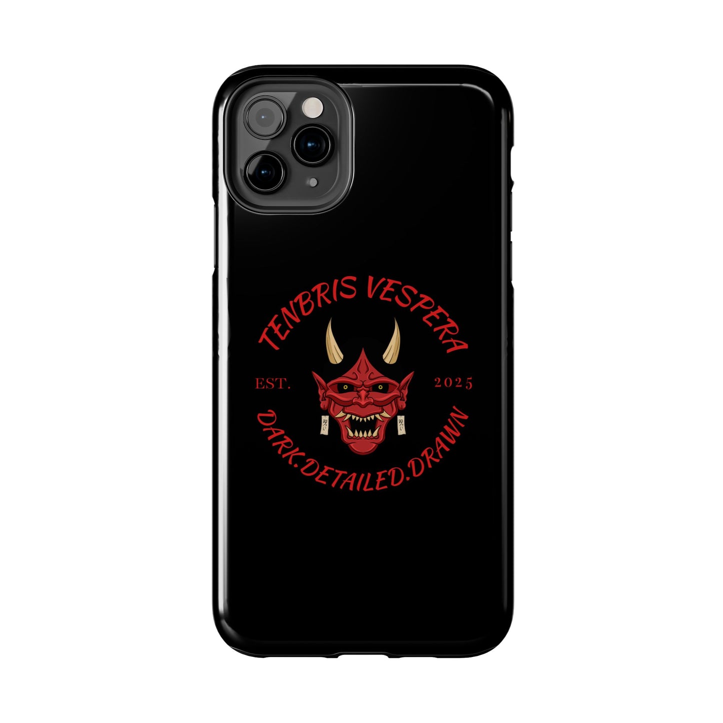 Red Oni Tough Phone Case