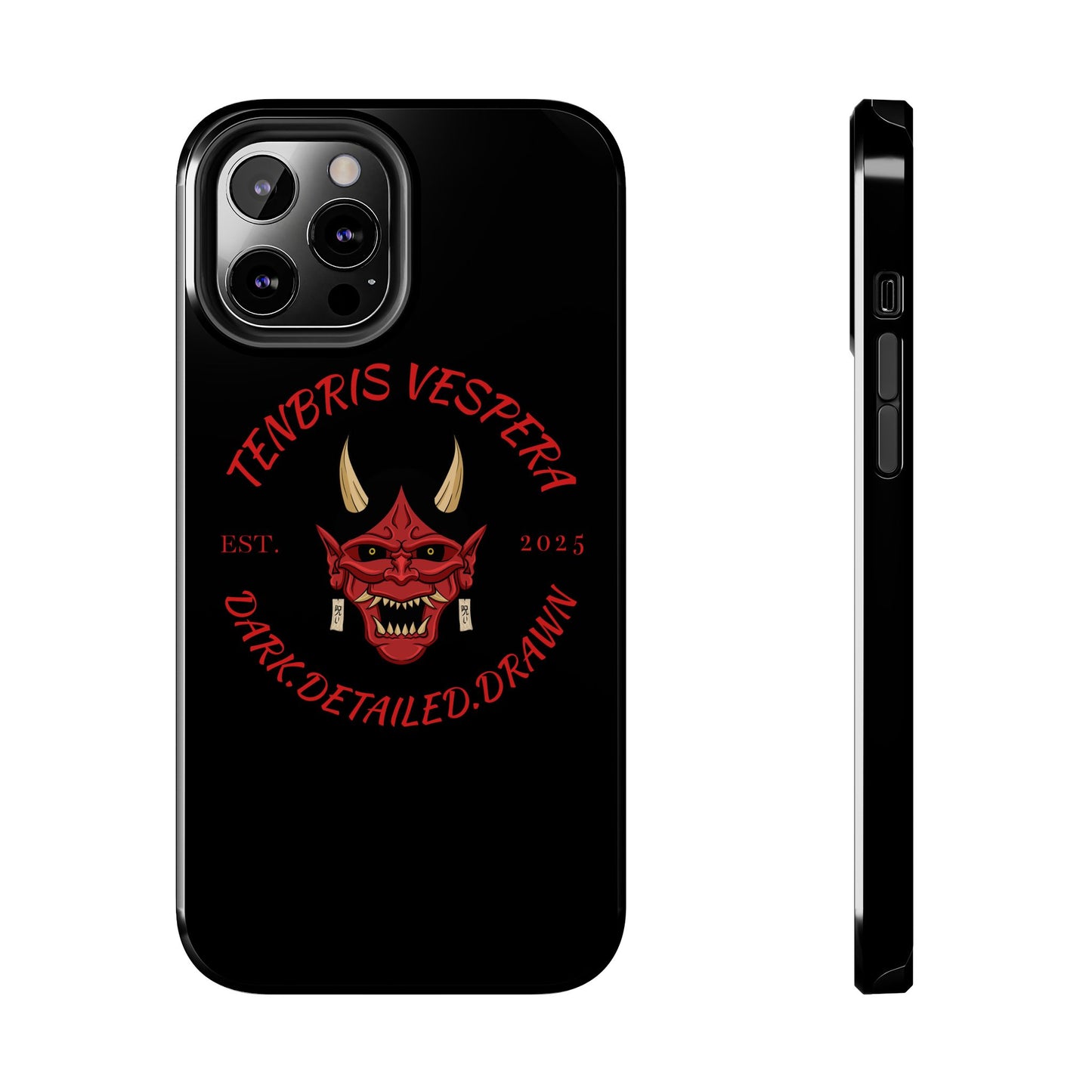 Red Oni Tough Phone Case