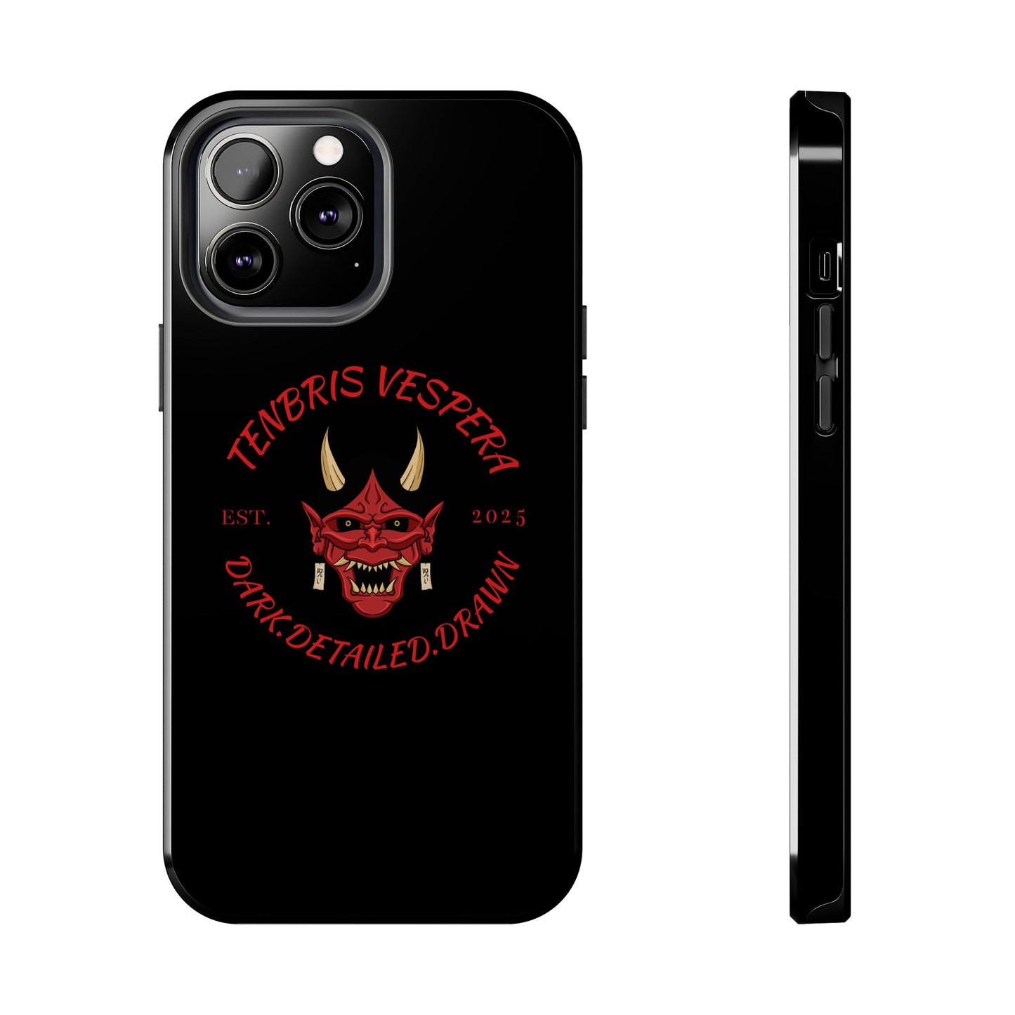 Red Oni Tough Phone Case