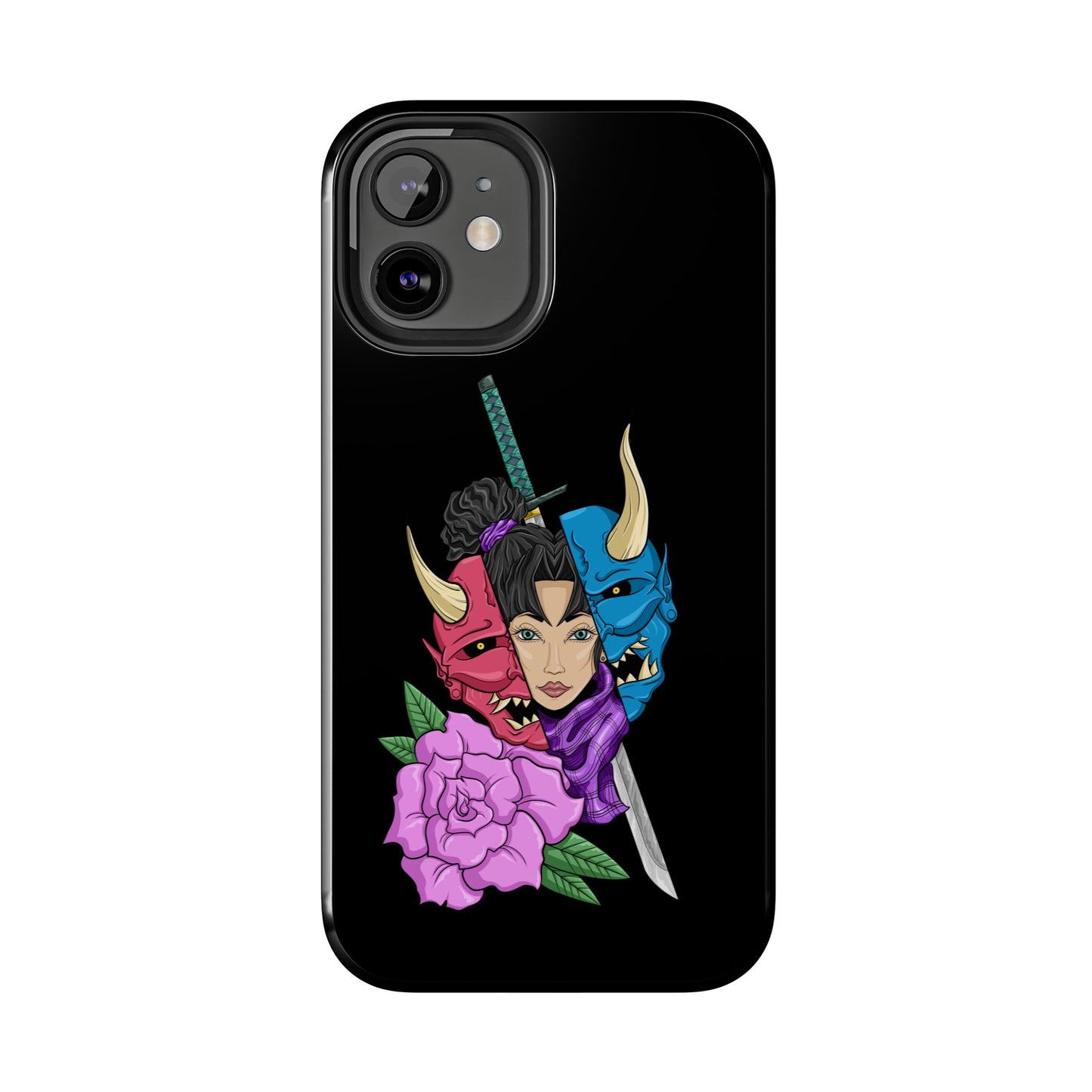 Girl Behind The Mask Tough Phone Case