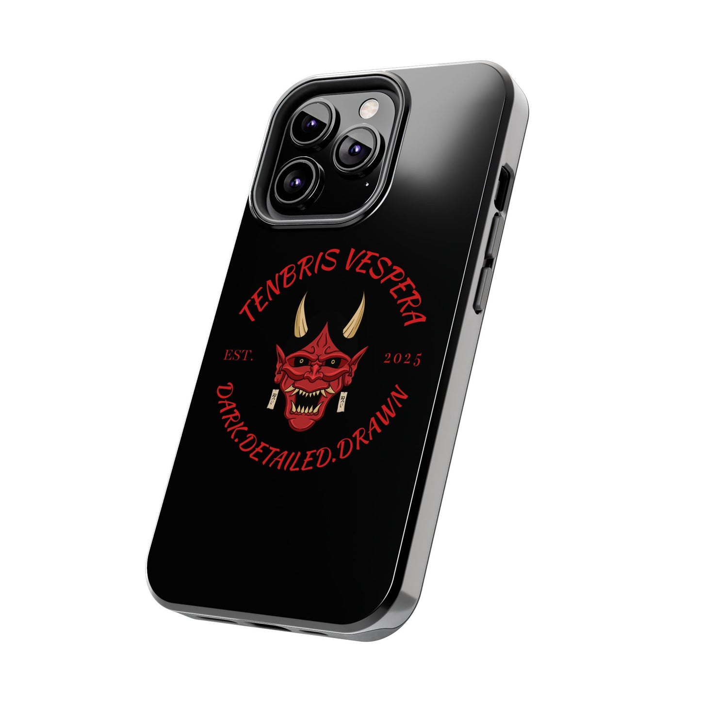 Red Oni Tough Phone Case