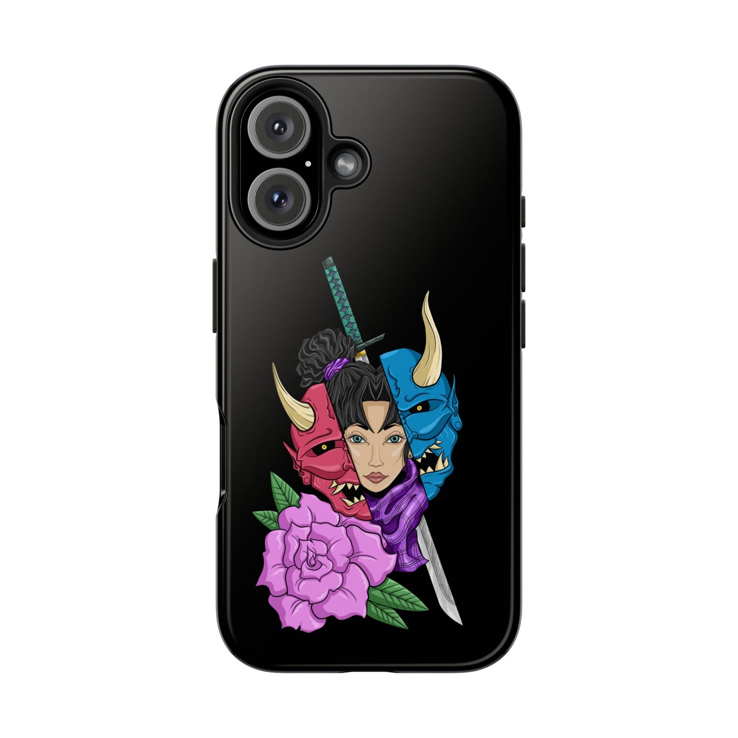 Girl Behind The Mask Tough Phone Case