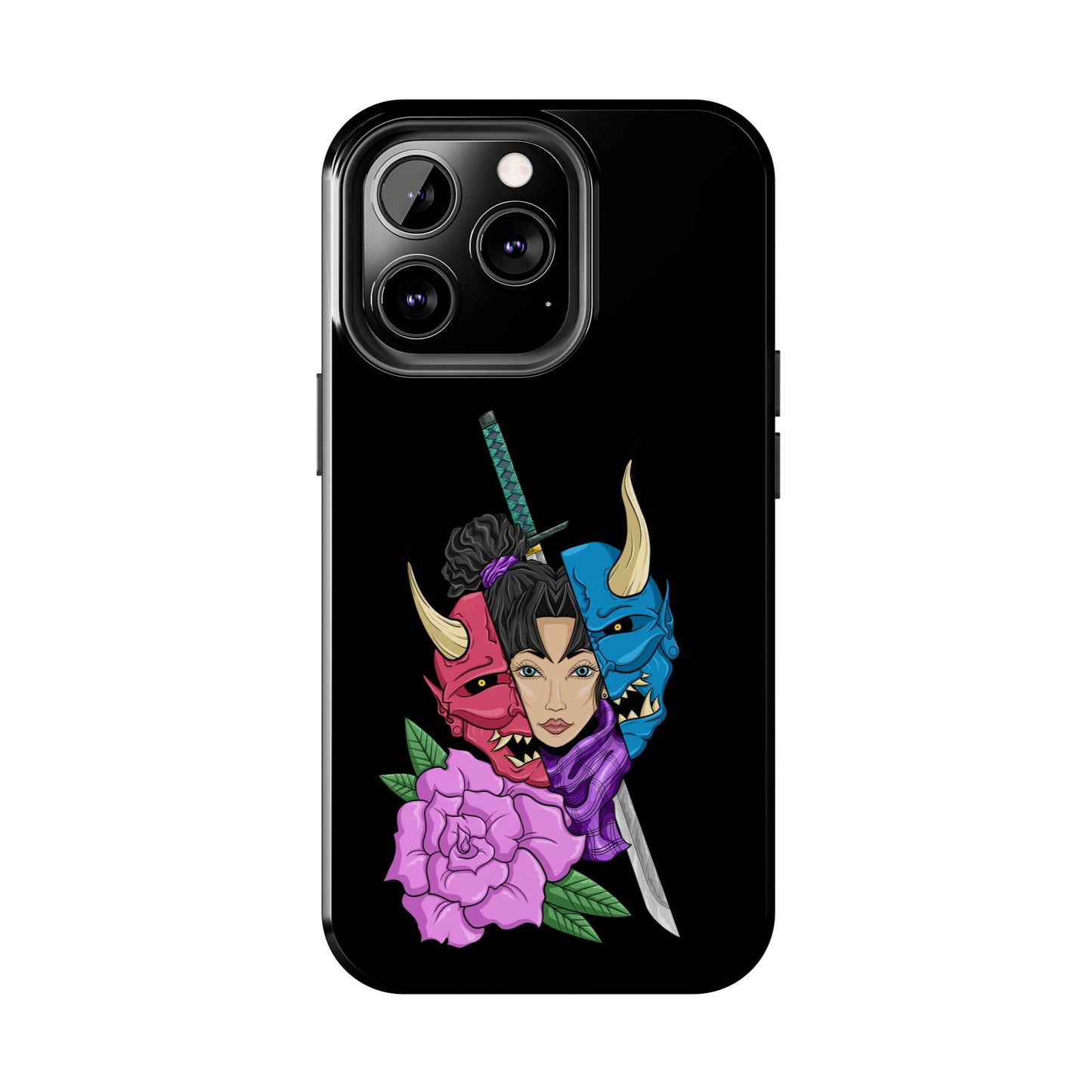 Girl Behind The Mask Tough Phone Case