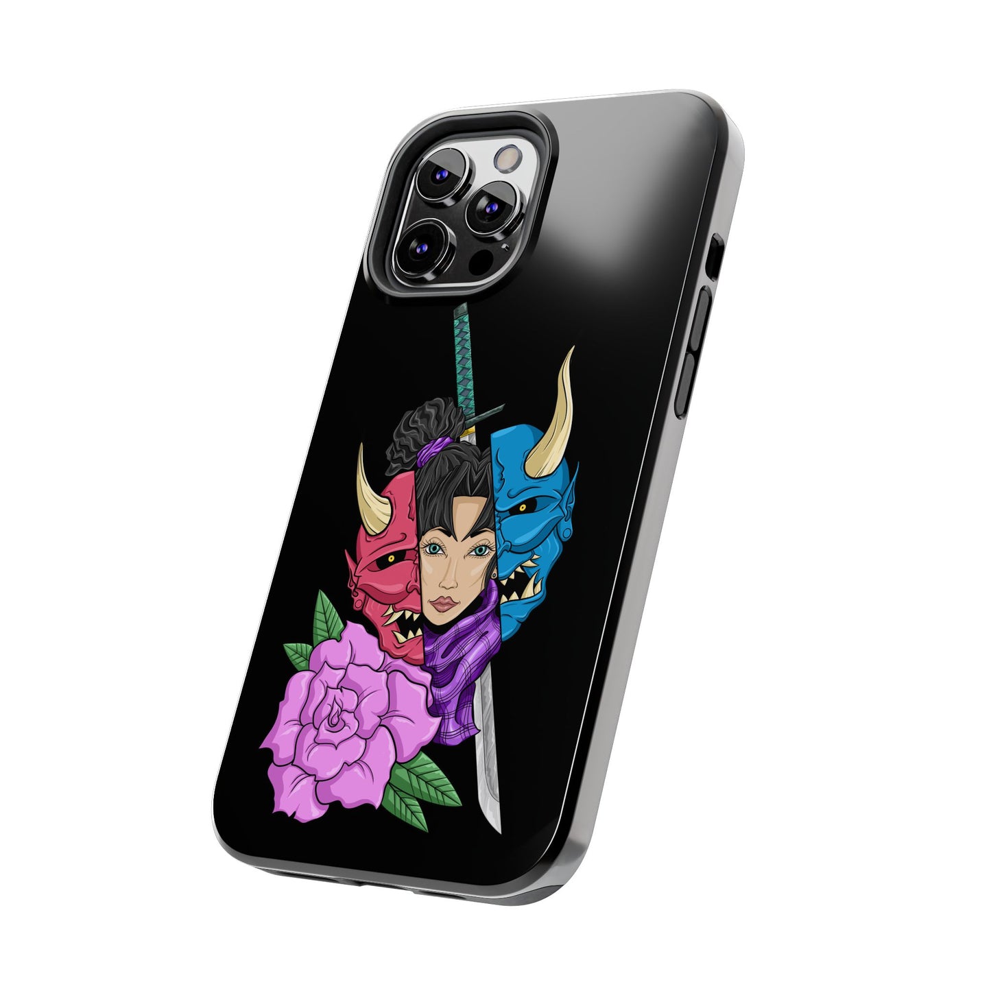 Girl Behind The Mask Tough Phone Case