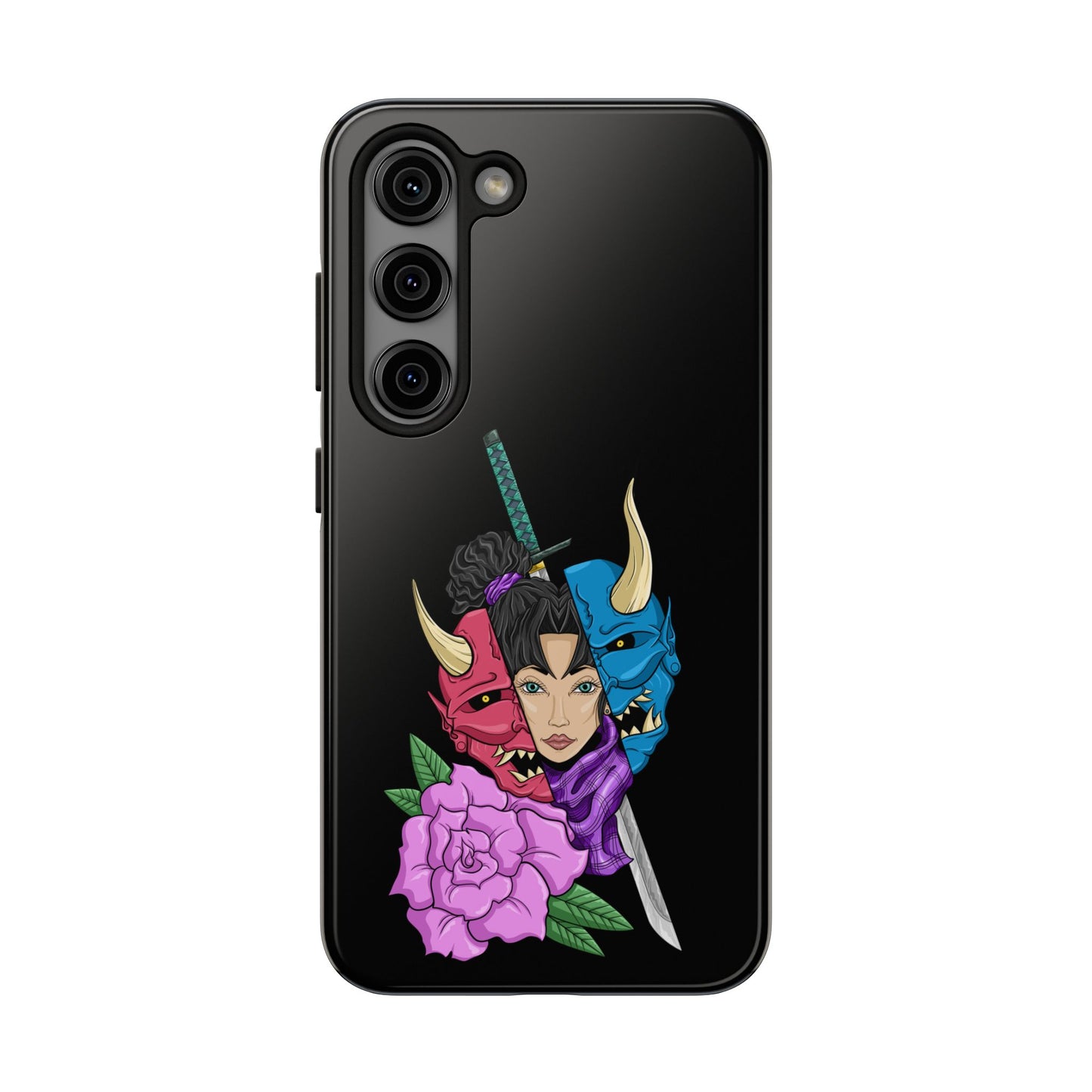 Girl Behind The Mask Tough Phone Case