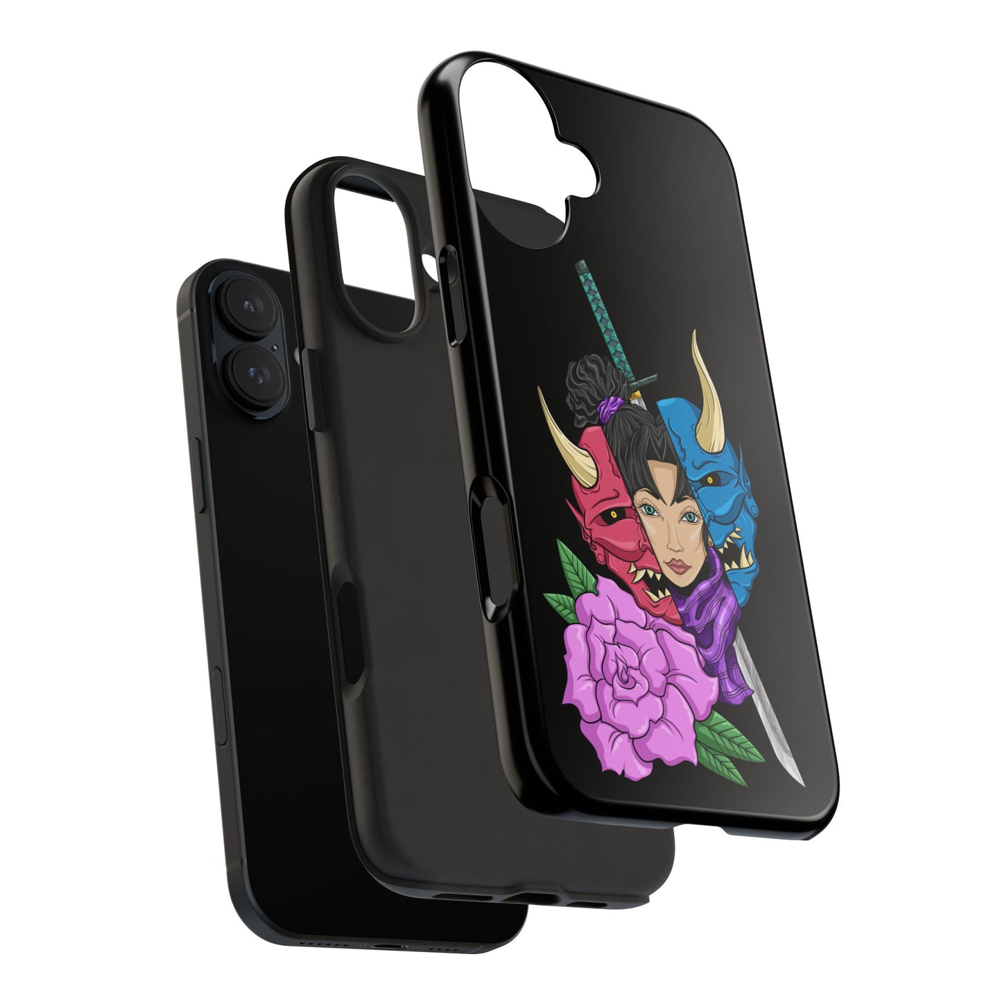 Girl Behind The Mask Tough Phone Case