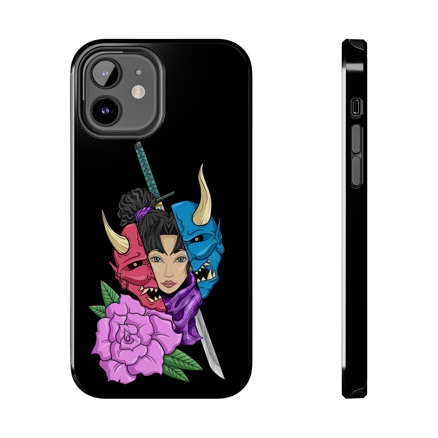 Girl Behind The Mask Tough Phone Case