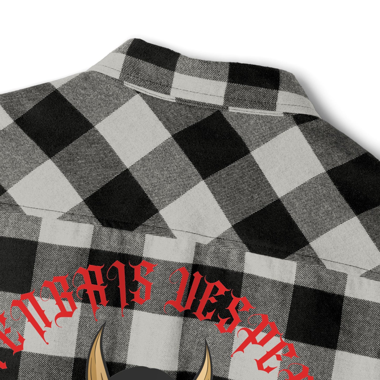 Red Oni Unisex Flannel Shirt