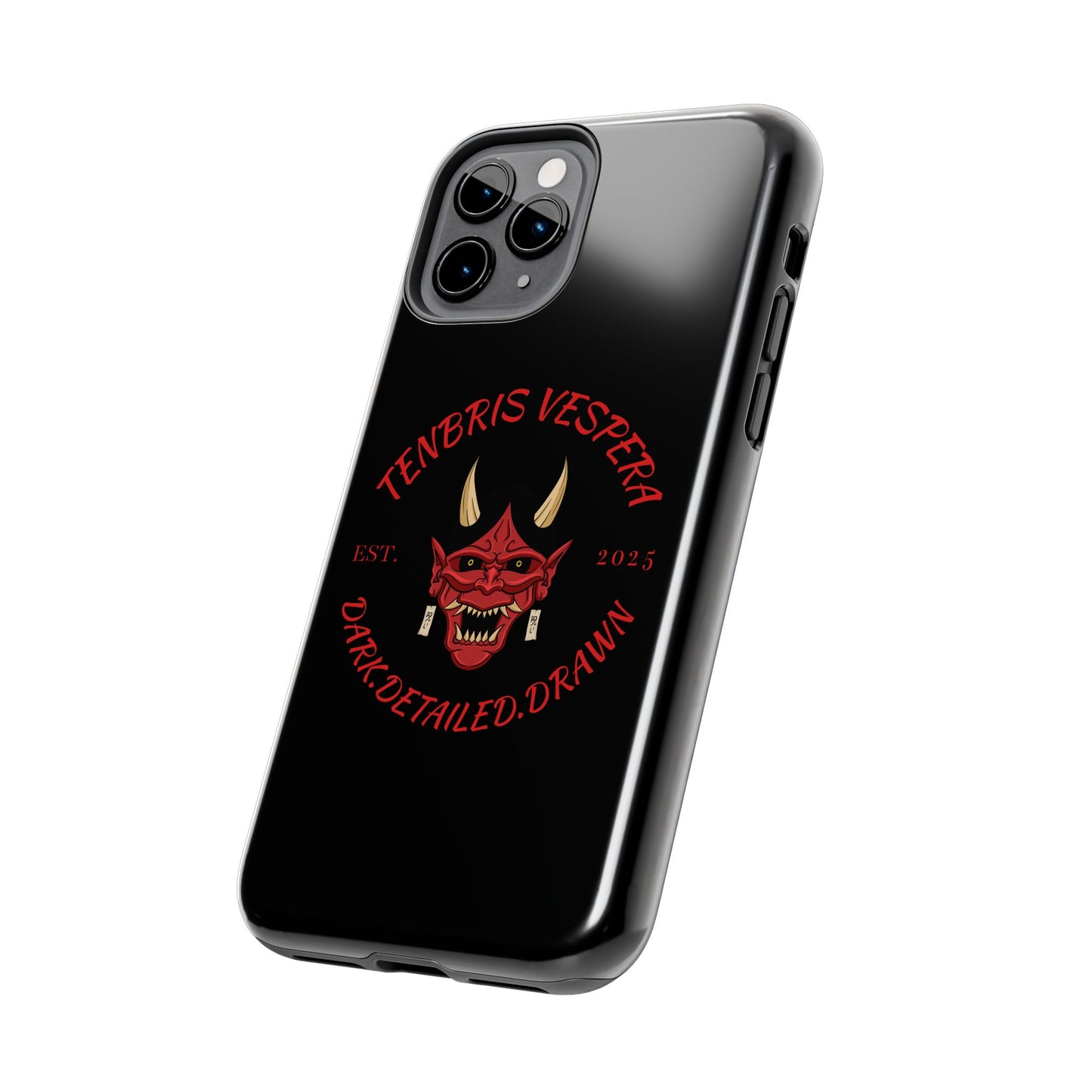 Red Oni Tough Phone Case