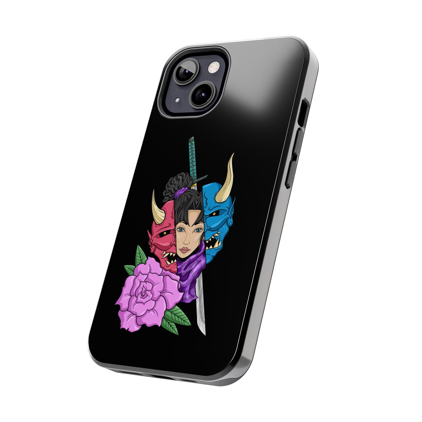 Girl Behind The Mask Tough Phone Case