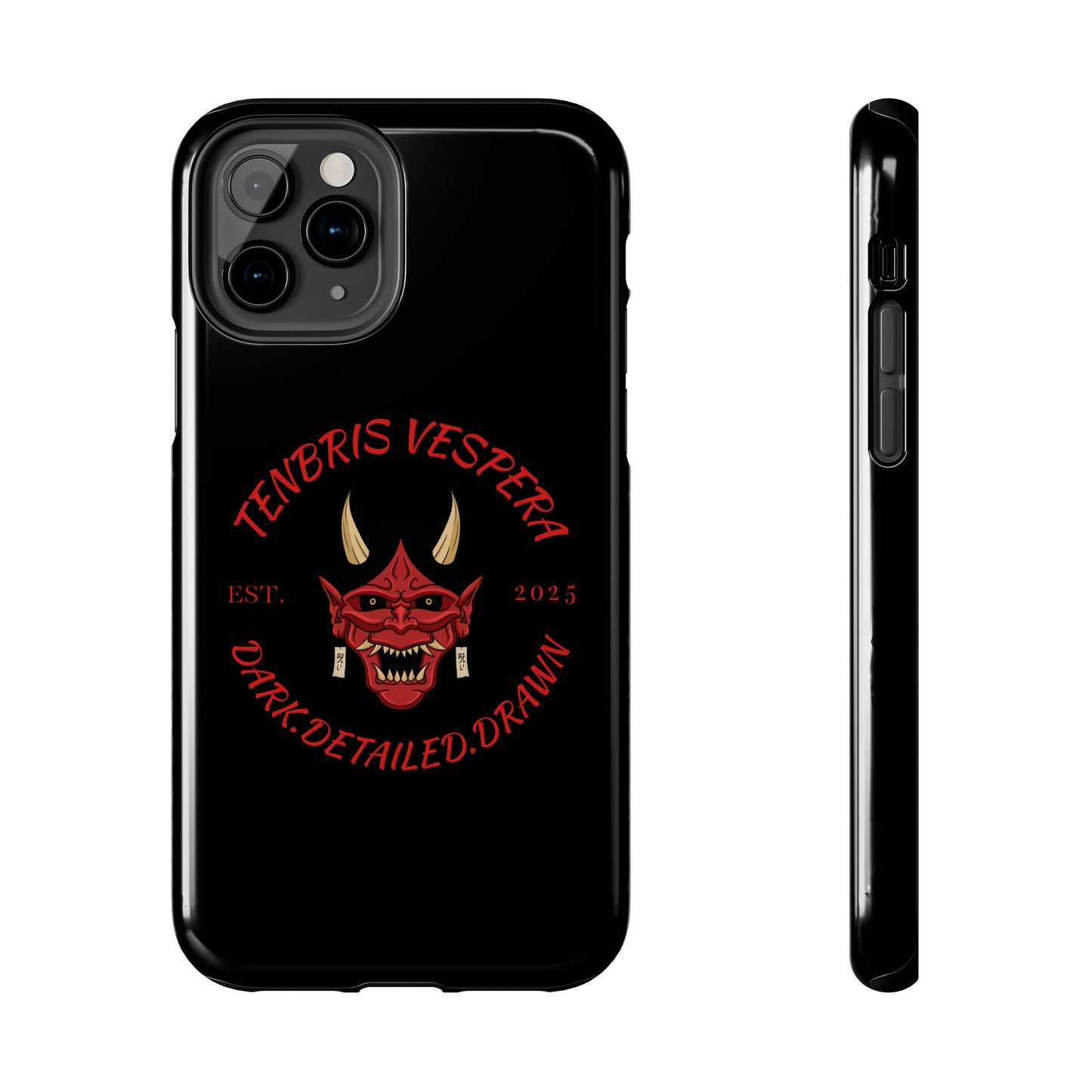 Red Oni Tough Phone Case