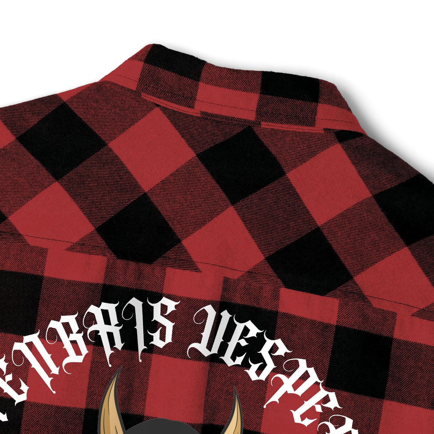 Red Oni Unisex Flannel Shirt