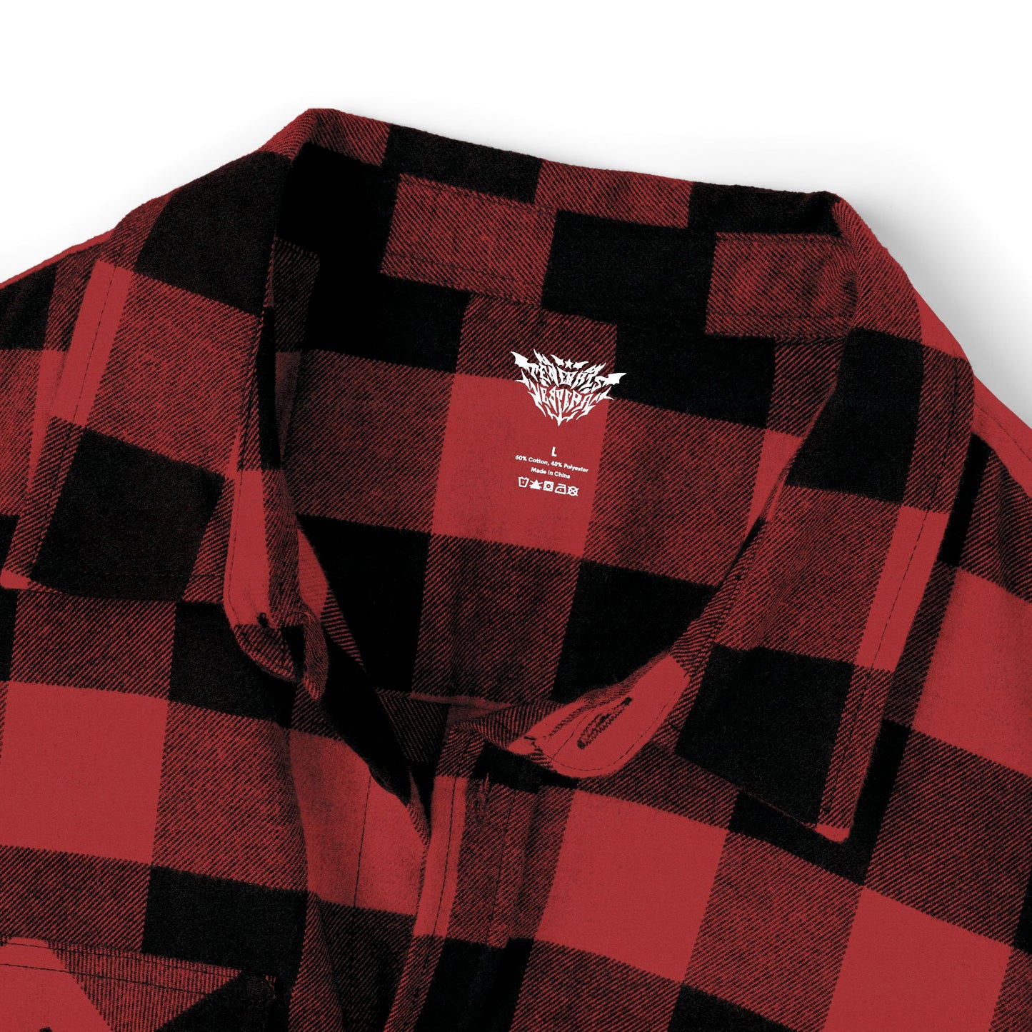 Red Oni Unisex Flannel Shirt