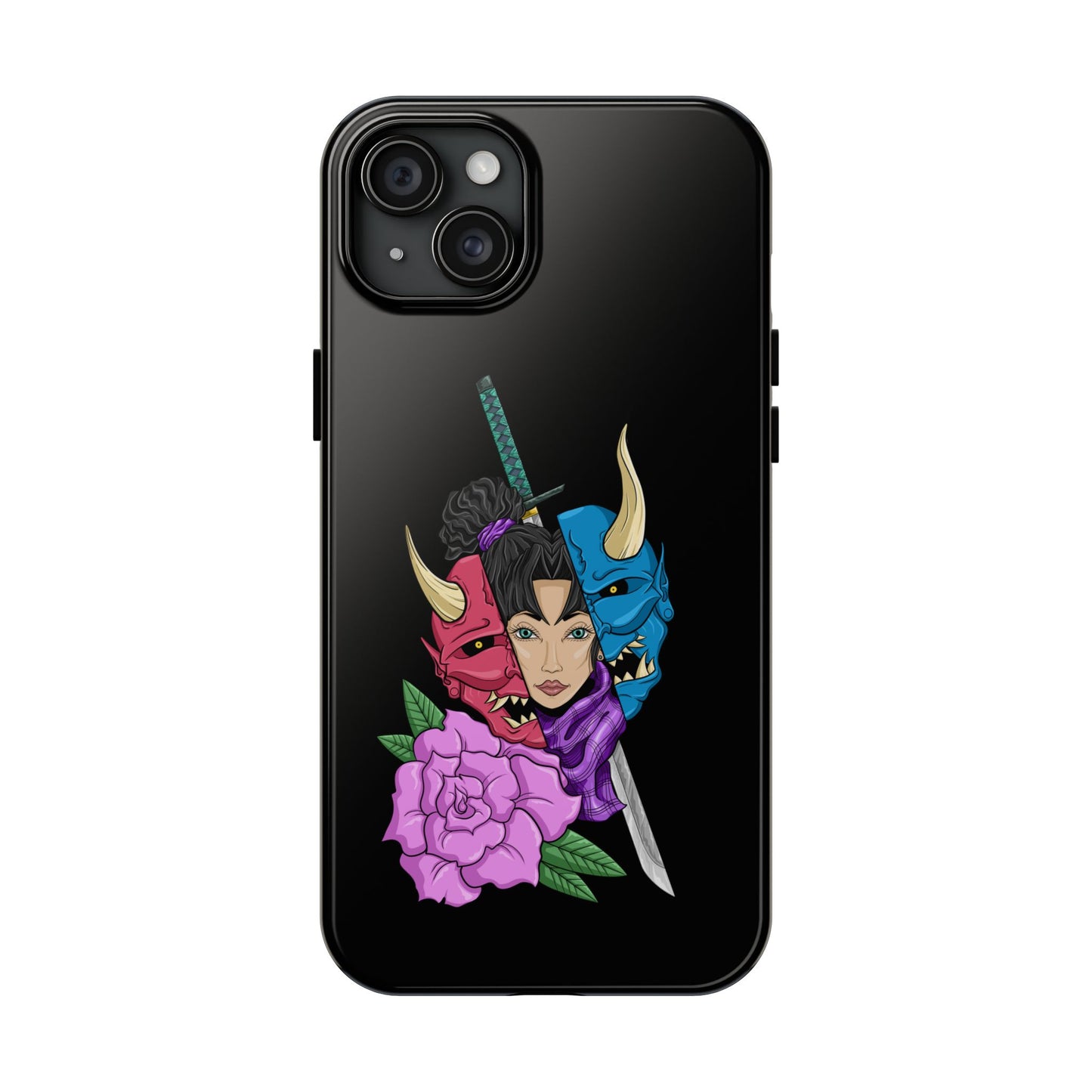 Girl Behind The Mask Tough Phone Case