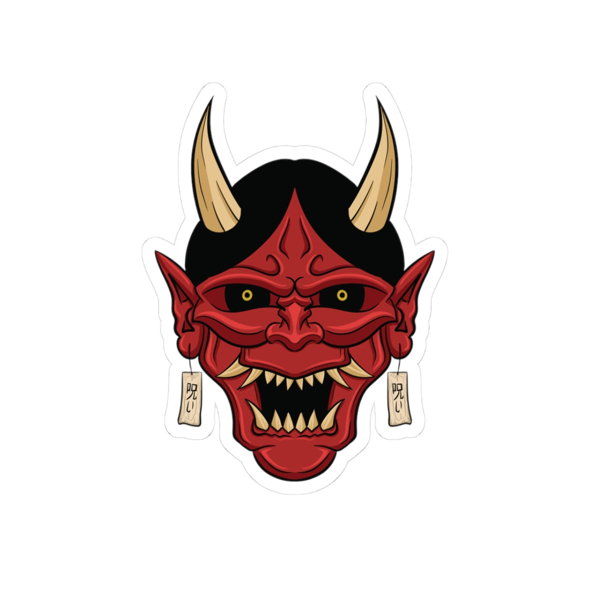 Eco-Friendly Oni Sticker 2.5inch