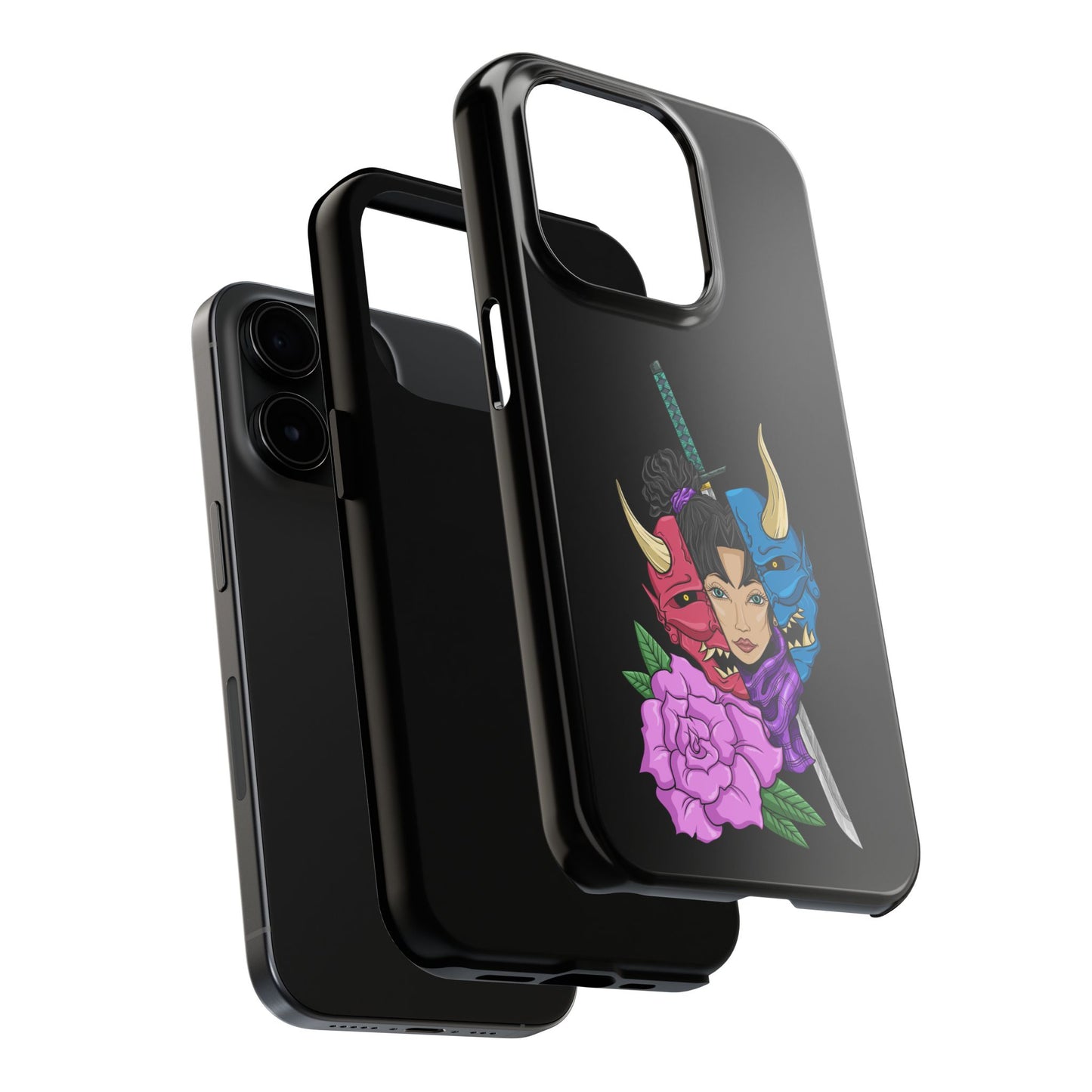 Girl Behind The Mask Tough Phone Case