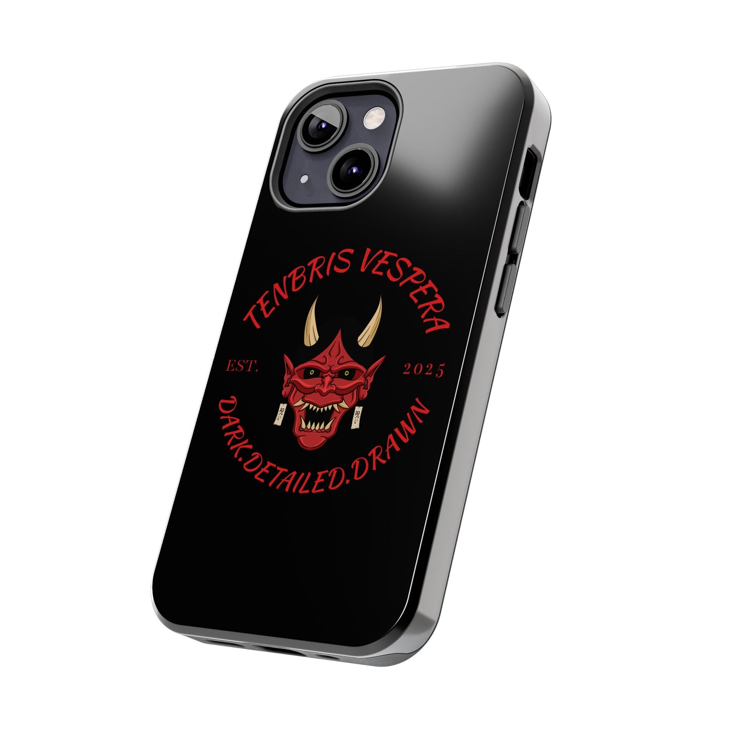 Red Oni Tough Phone Case