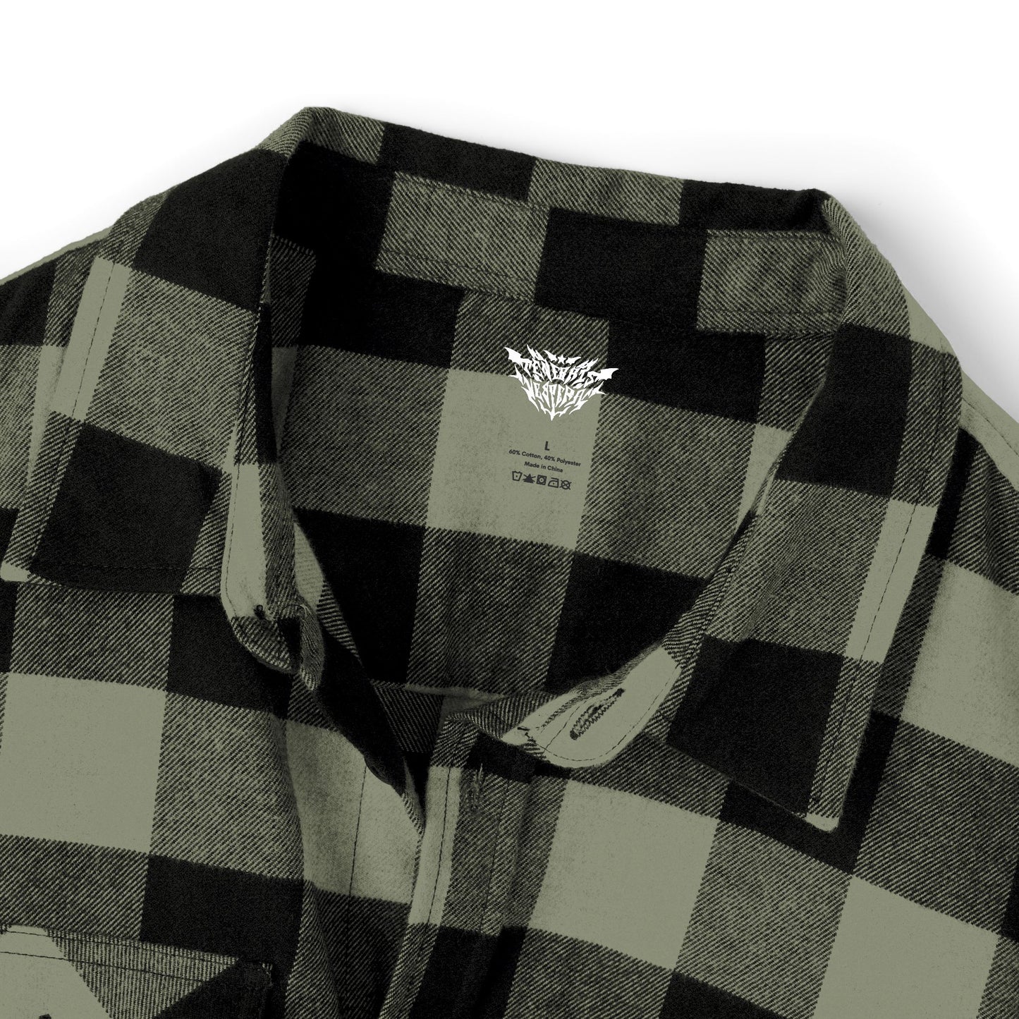 Red Oni Unisex Flannel Shirt