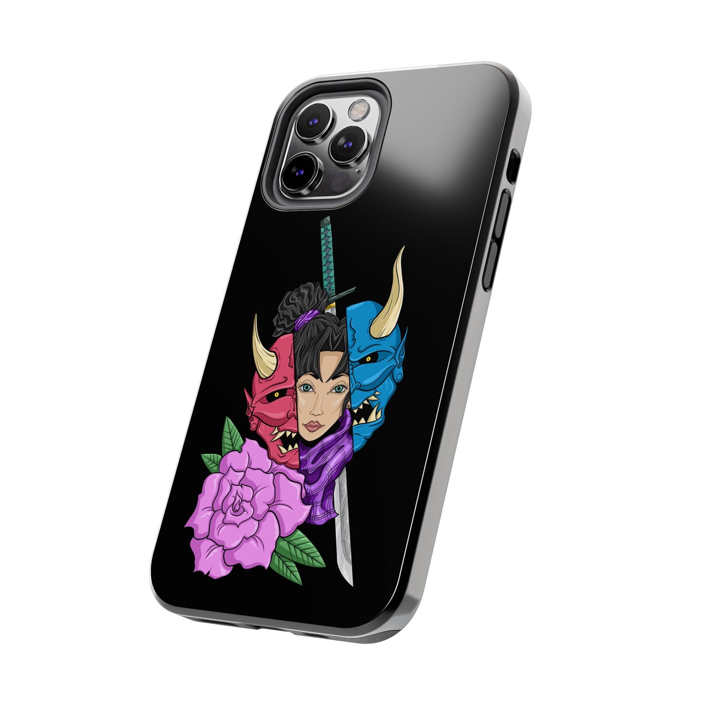 Girl Behind The Mask Tough Phone Case