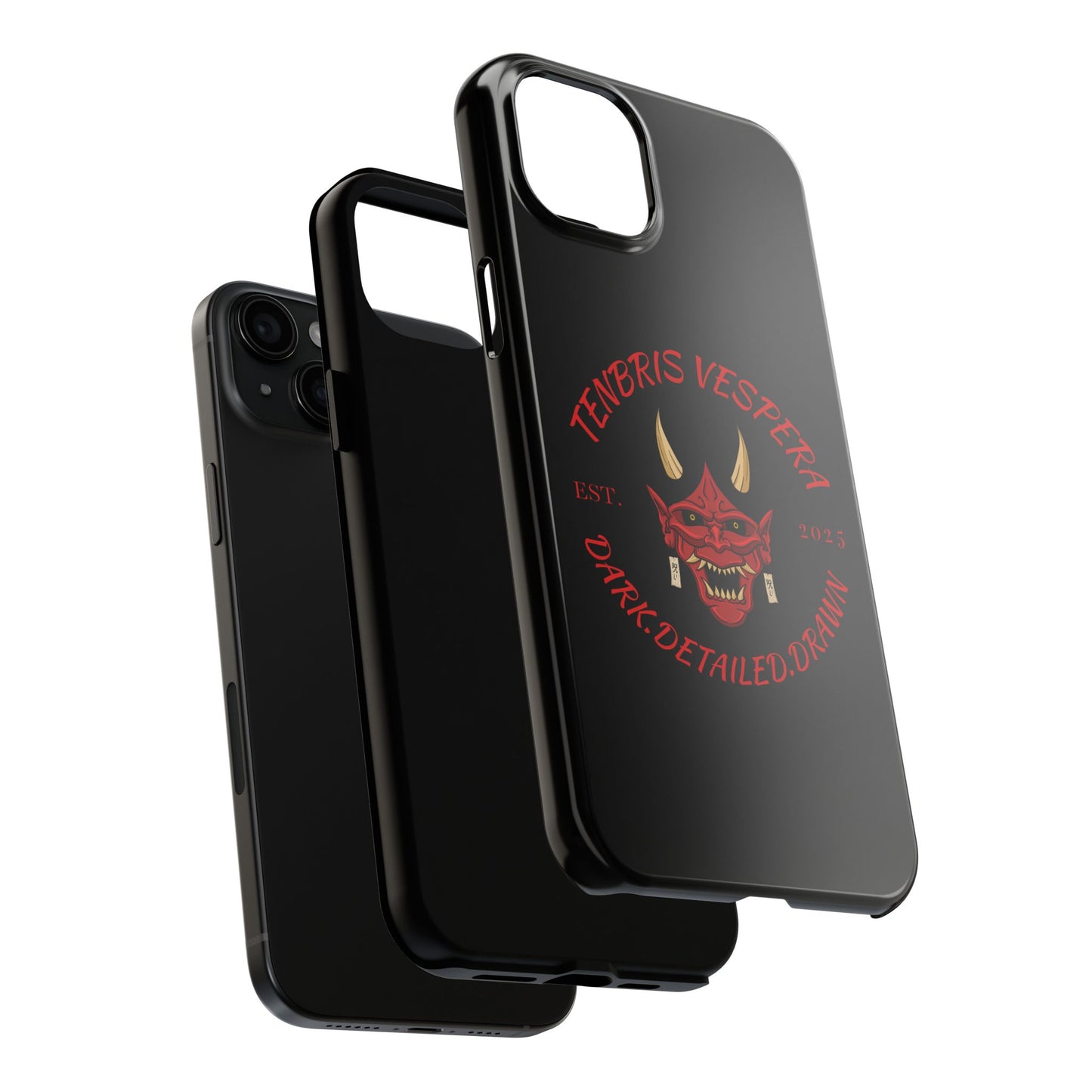 Red Oni Tough Phone Case