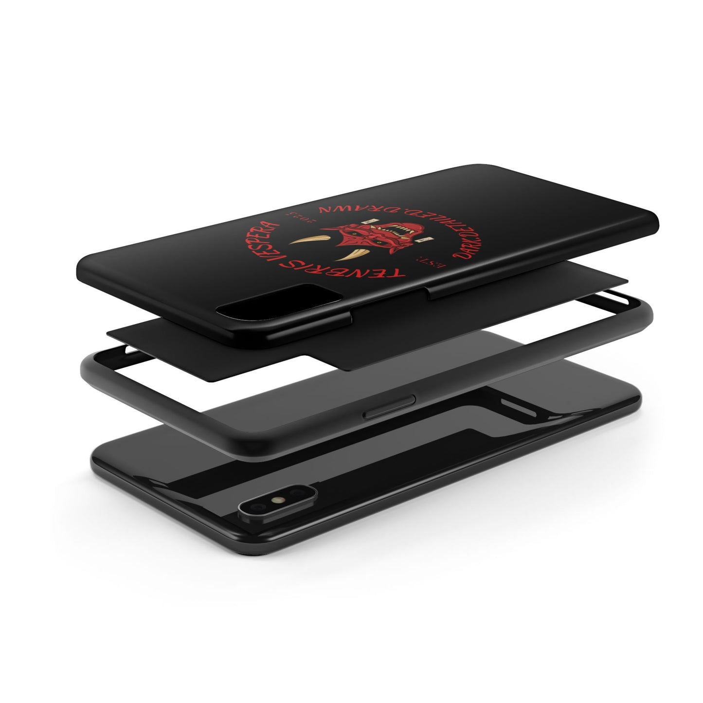 Red Oni Tough Phone Case