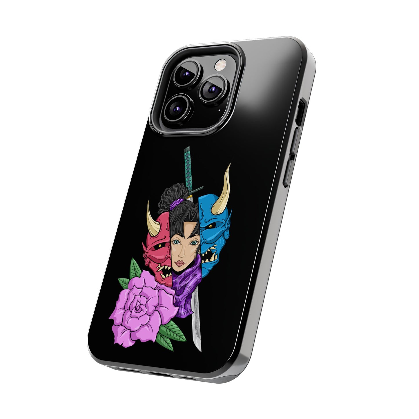 Girl Behind The Mask Tough Phone Case
