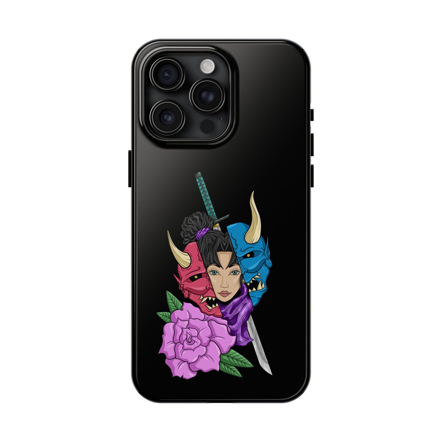 Girl Behind The Mask Tough Phone Case