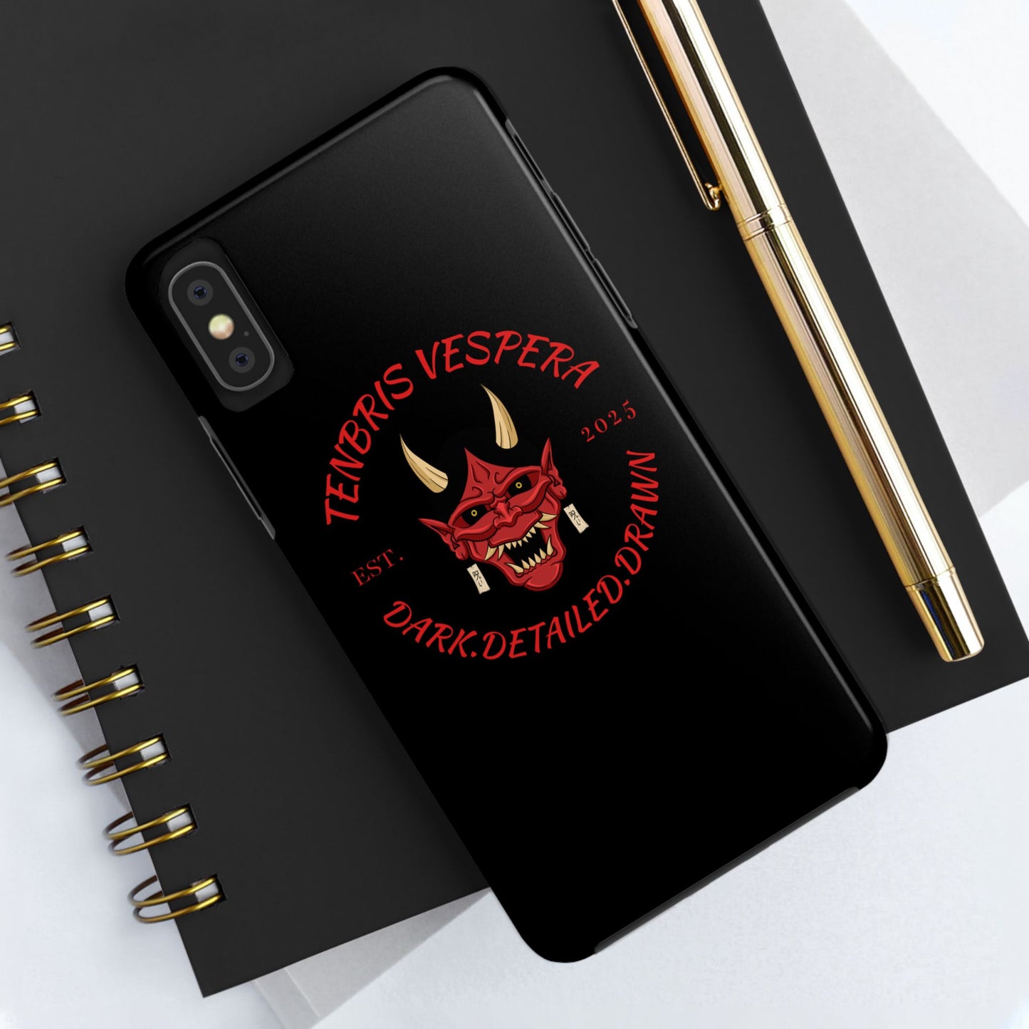 Red Oni Tough Phone Case