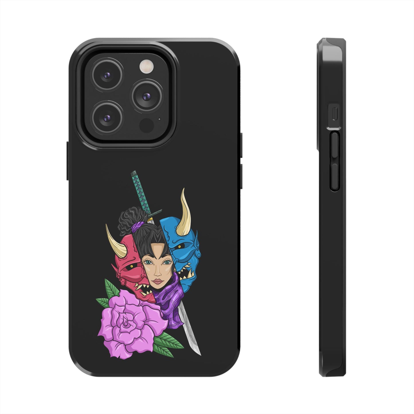 Girl Behind The Mask Tough Phone Case