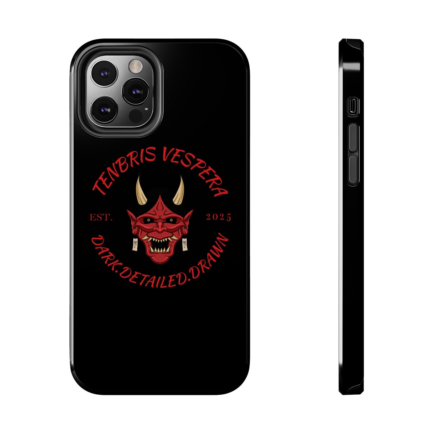 Red Oni Tough Phone Case