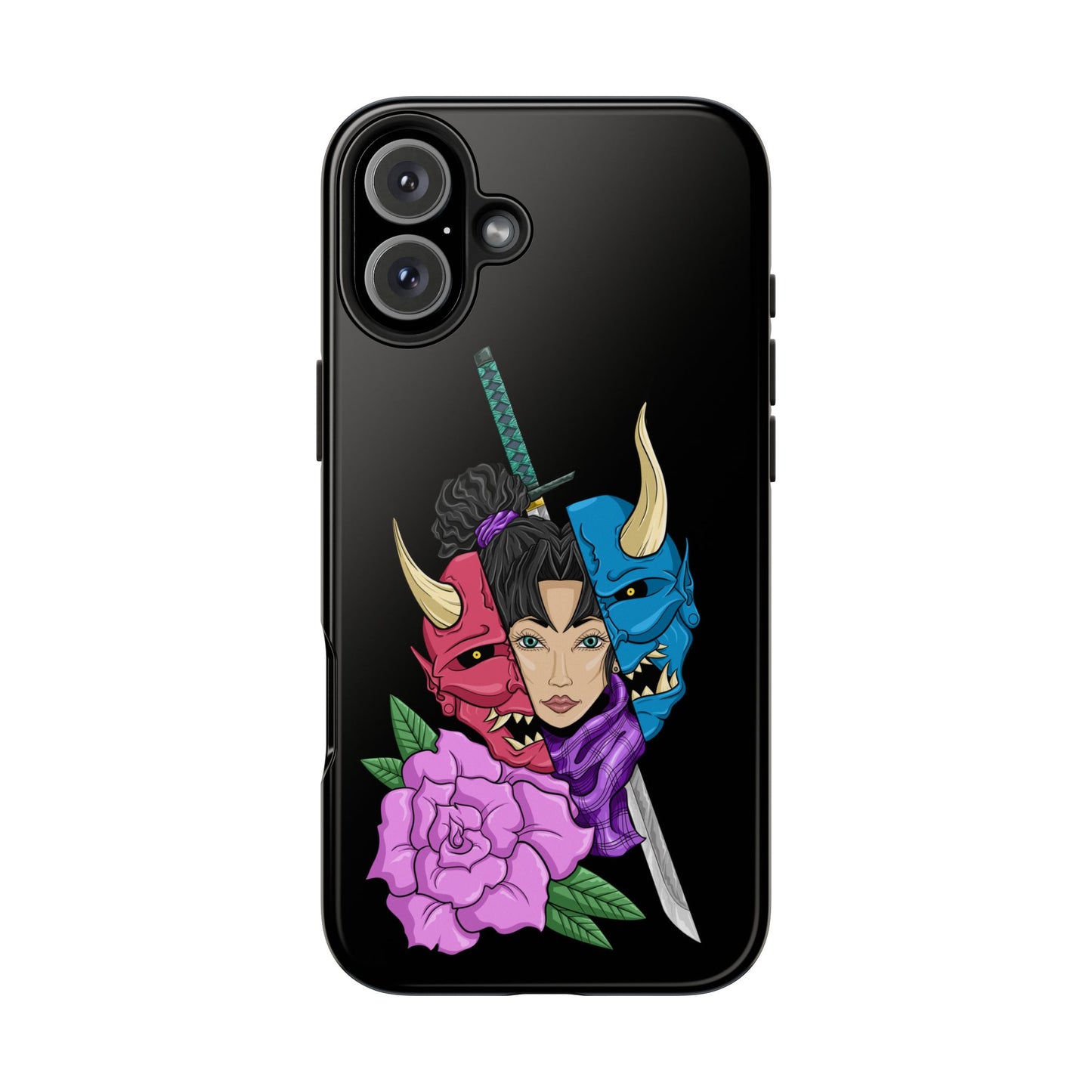 Girl Behind The Mask Tough Phone Case