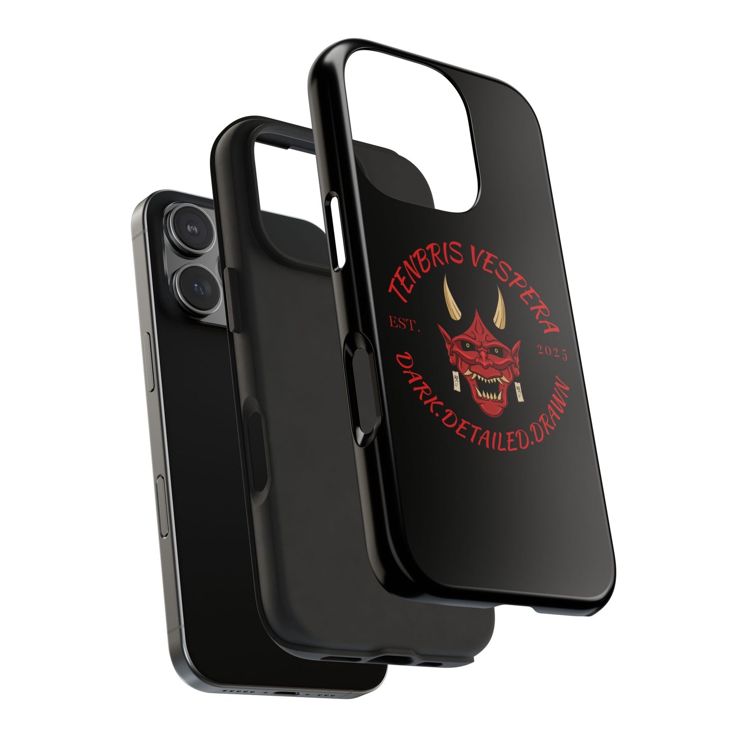 Red Oni Tough Phone Case