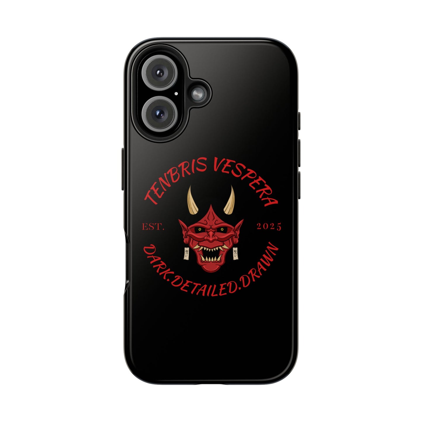 Red Oni Tough Phone Case