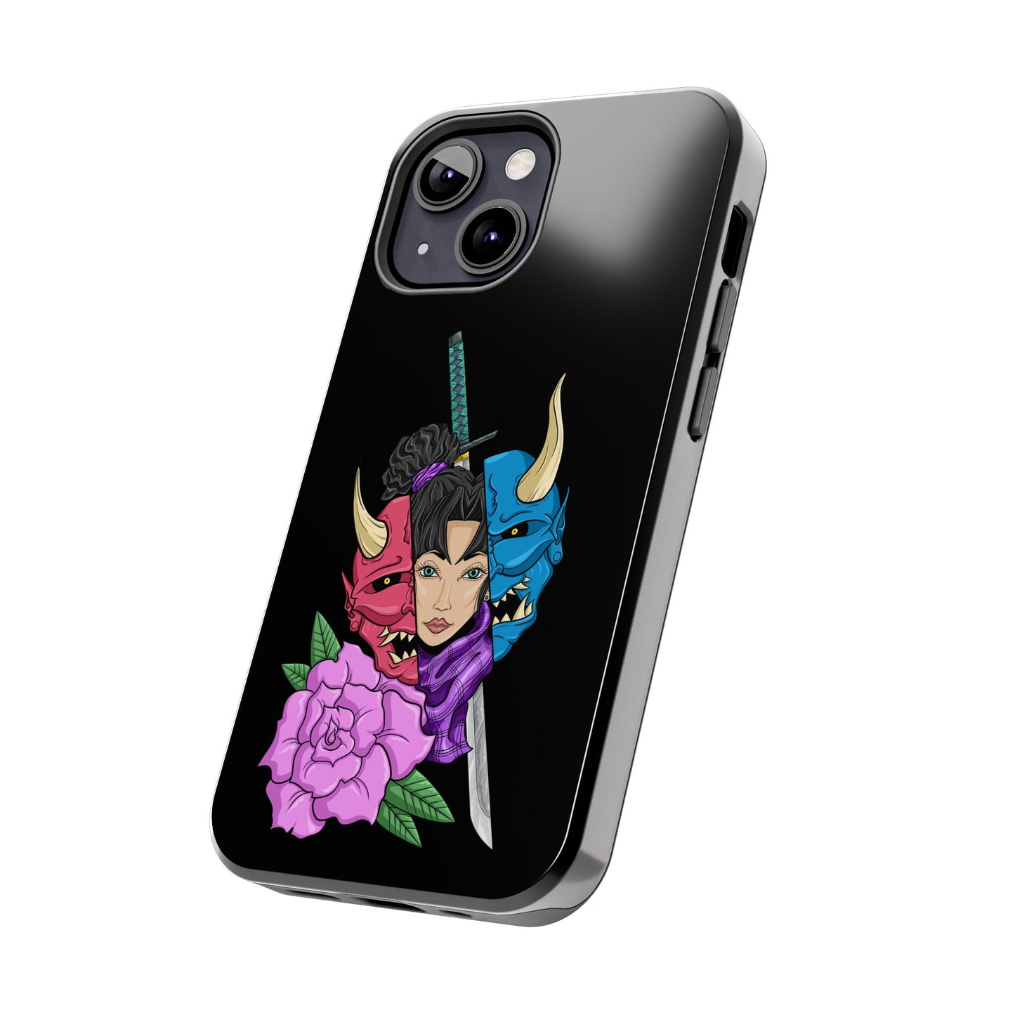 Girl Behind The Mask Tough Phone Case