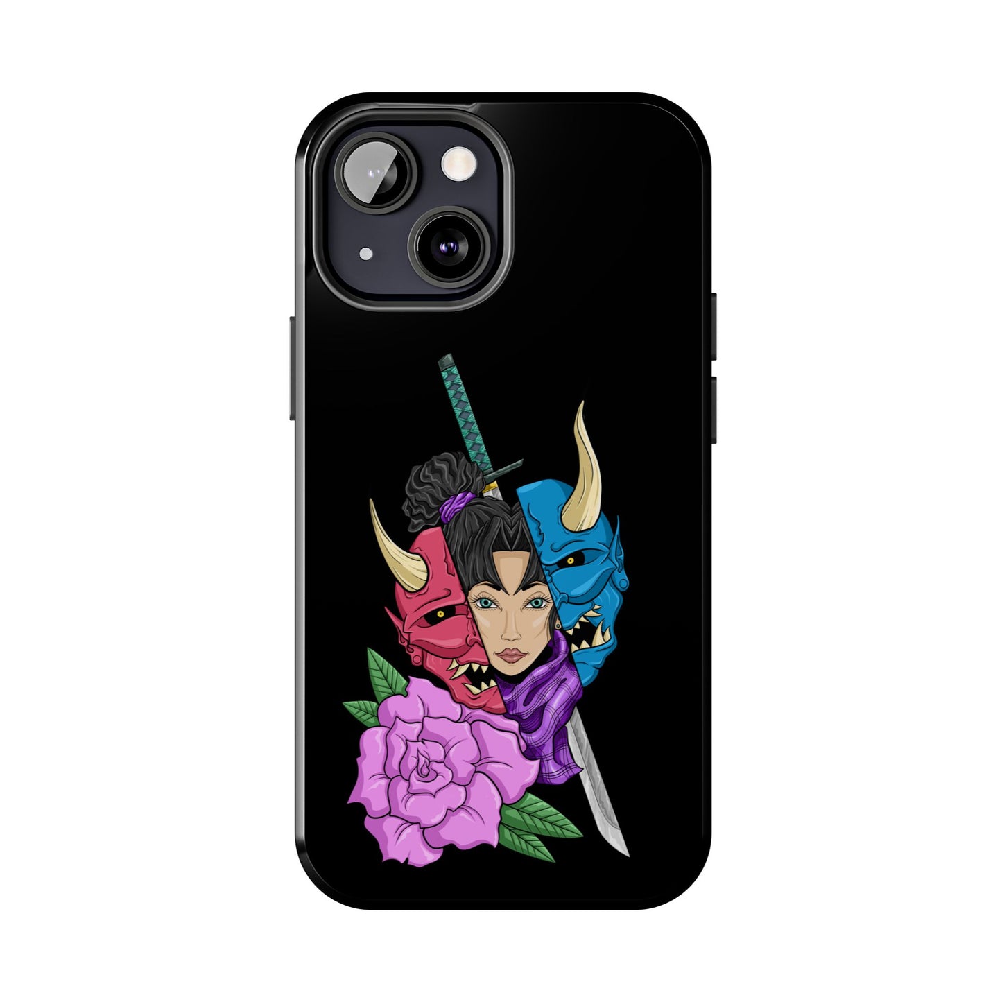 Girl Behind The Mask Tough Phone Case