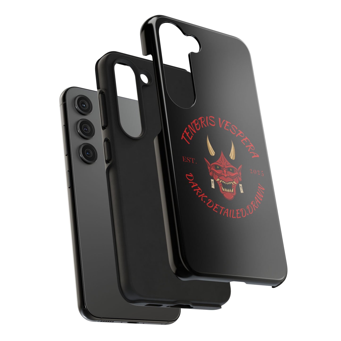 Red Oni Tough Phone Case