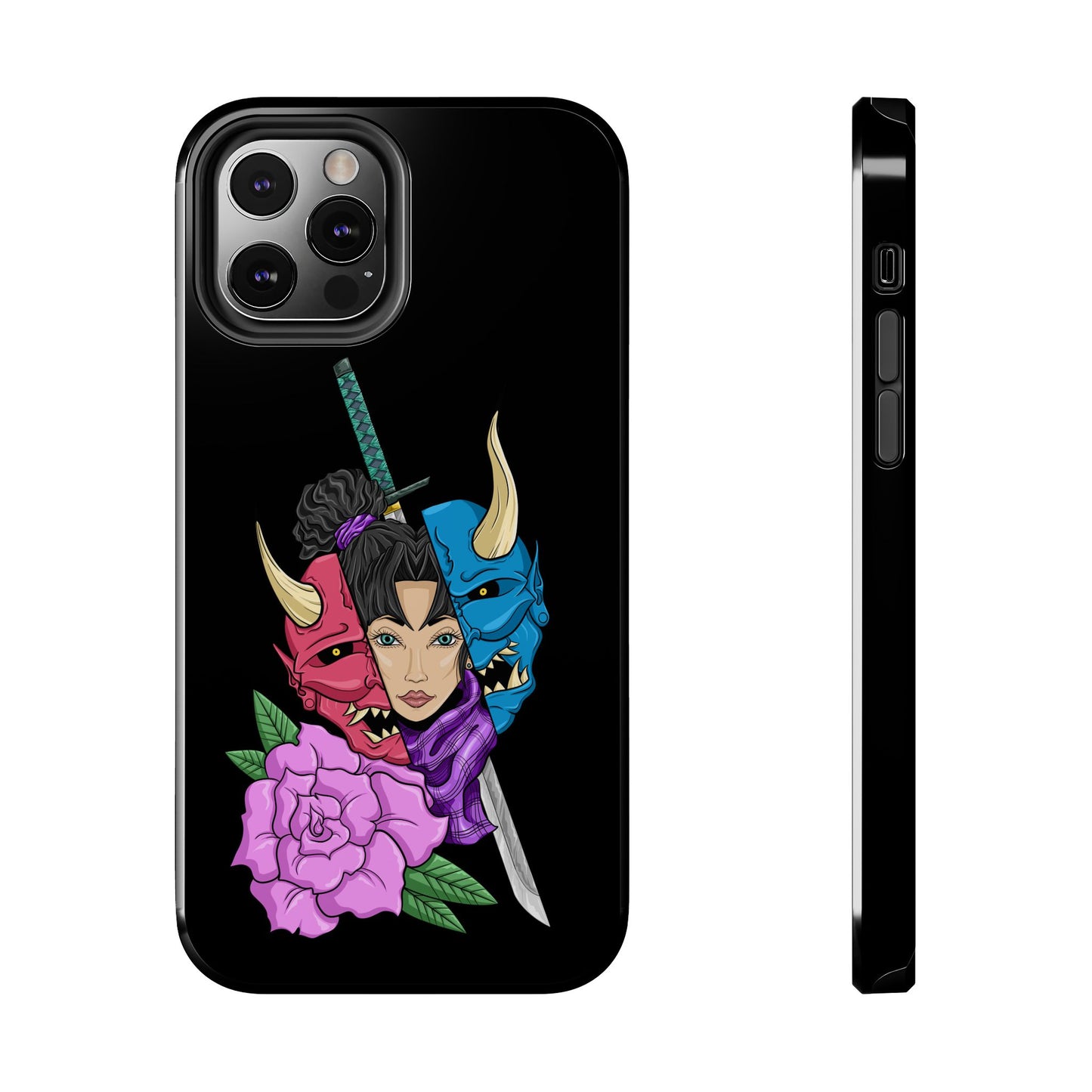 Girl Behind The Mask Tough Phone Case