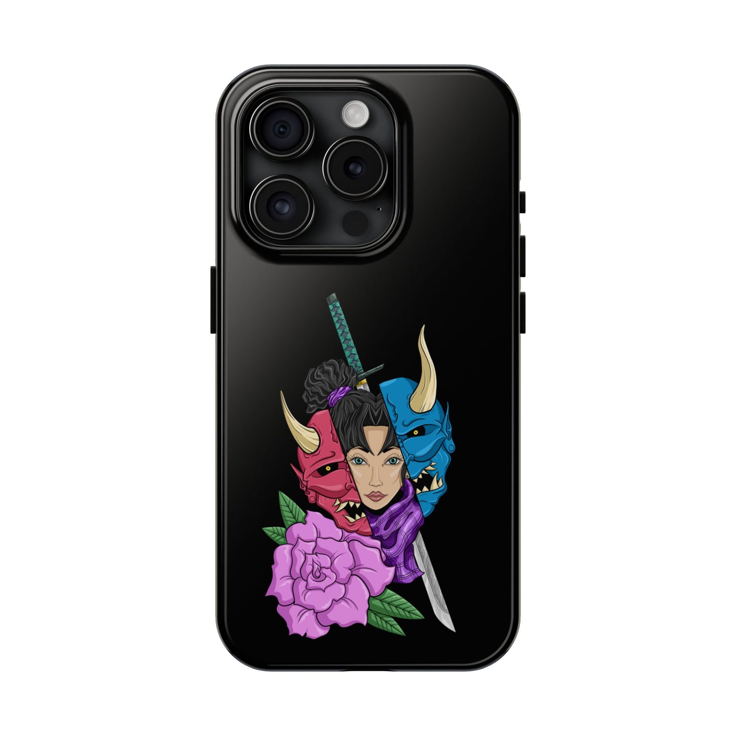 Girl Behind The Mask Tough Phone Case