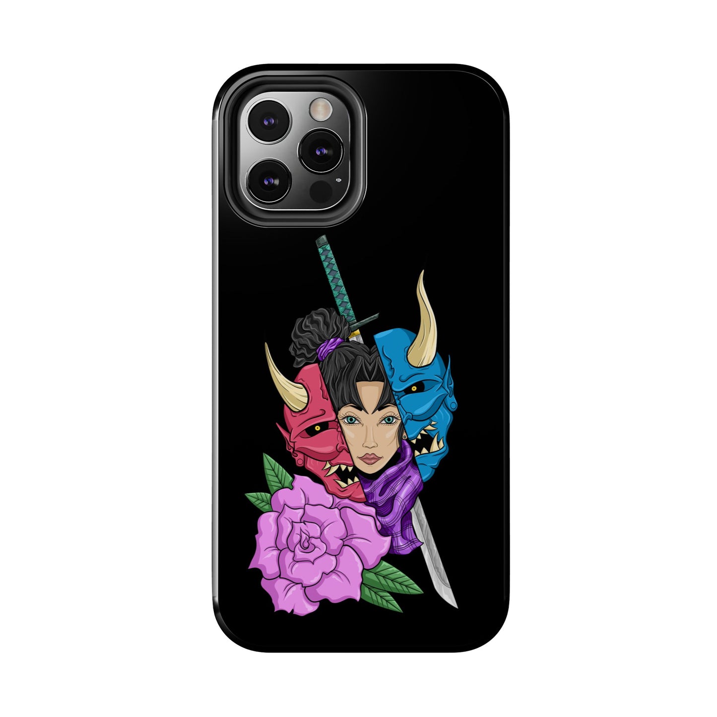 Girl Behind The Mask Tough Phone Case