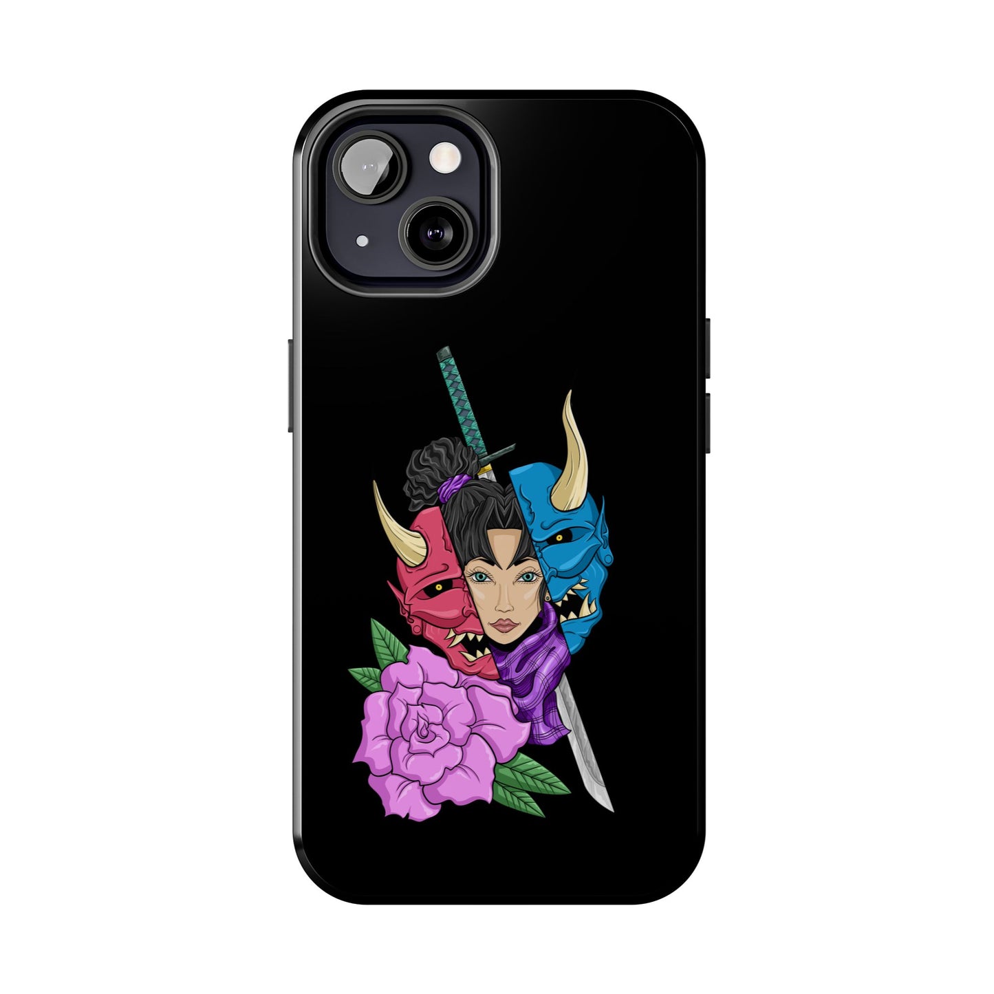 Girl Behind The Mask Tough Phone Case
