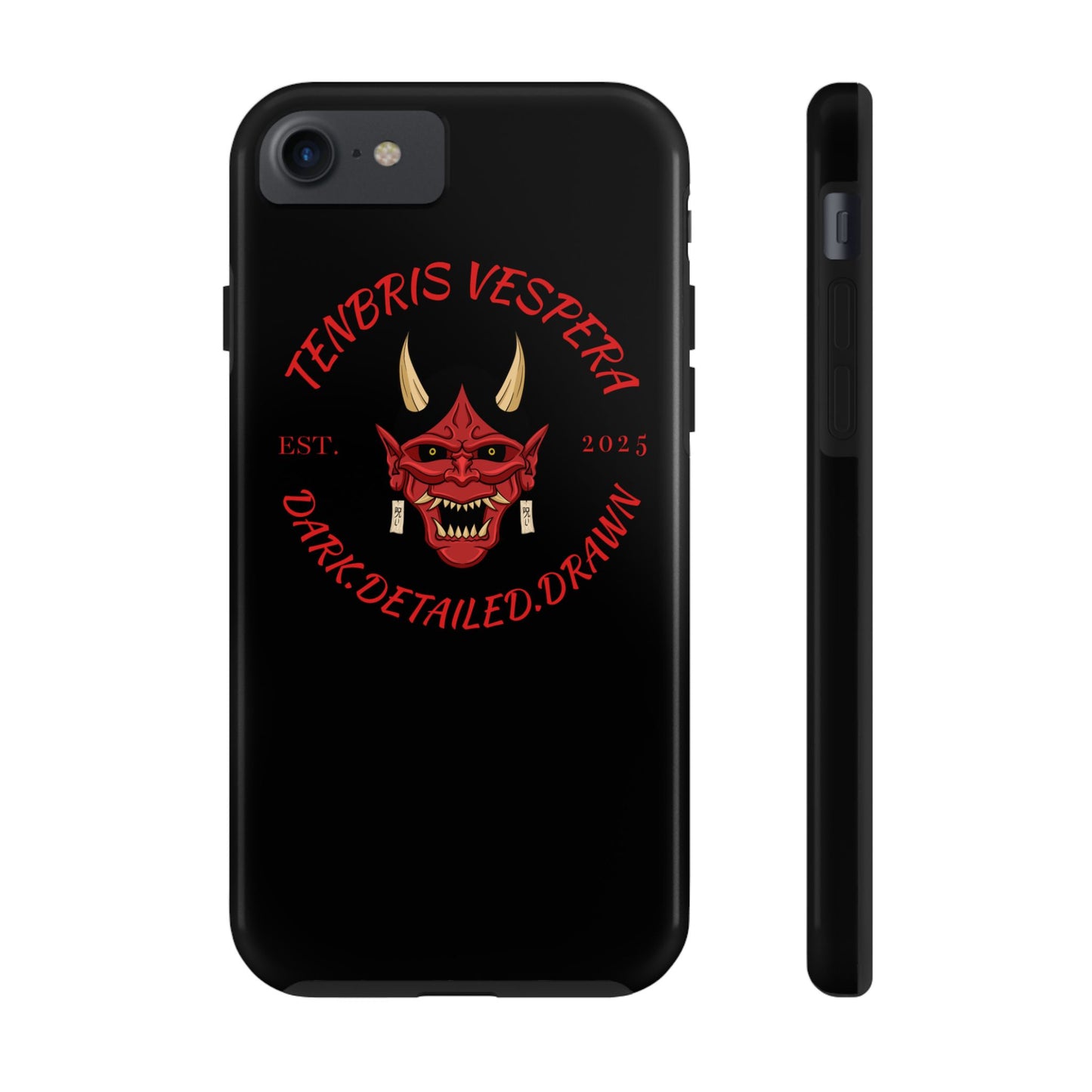 Red Oni Tough Phone Case