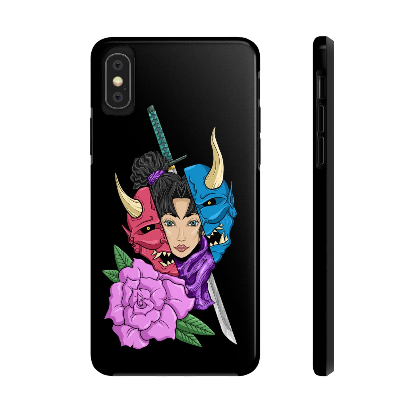 Girl Behind The Mask Tough Phone Case