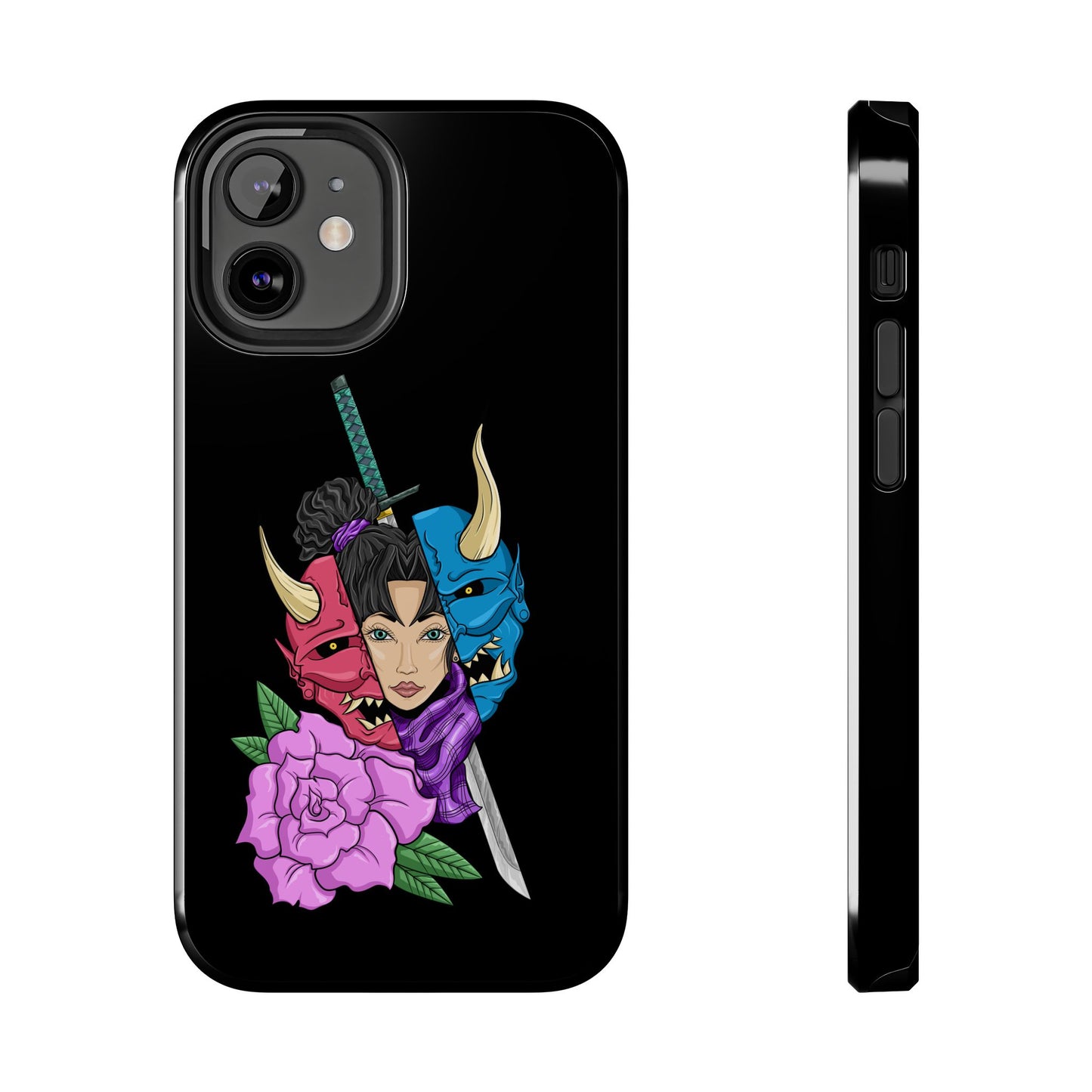 Girl Behind The Mask Tough Phone Case