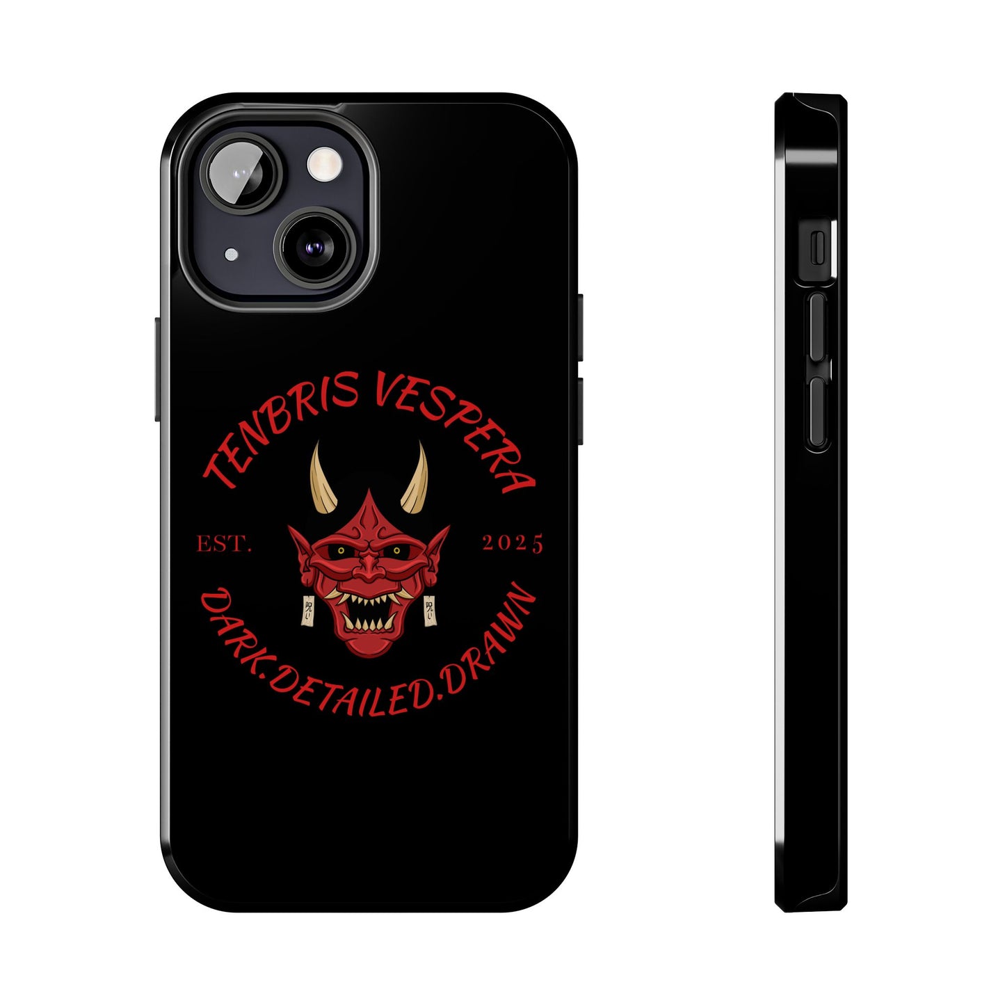 Red Oni Tough Phone Case