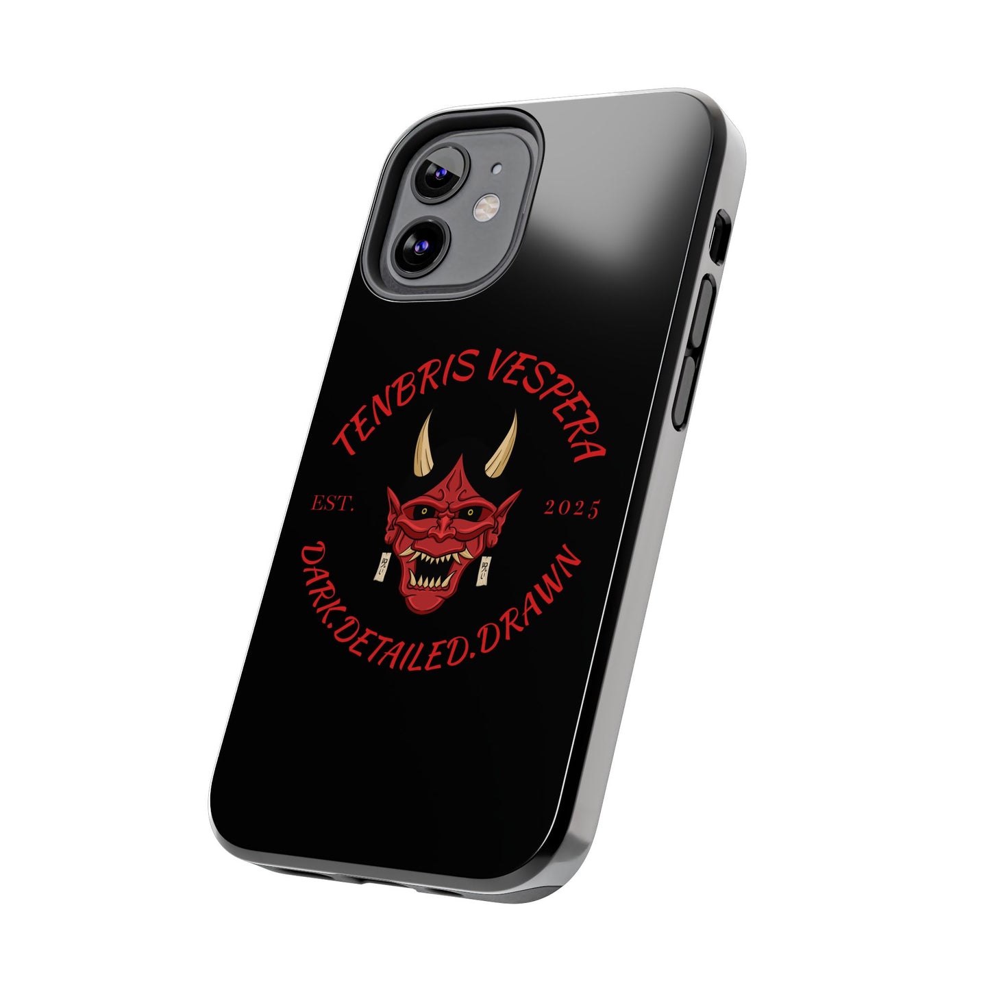 Red Oni Tough Phone Case