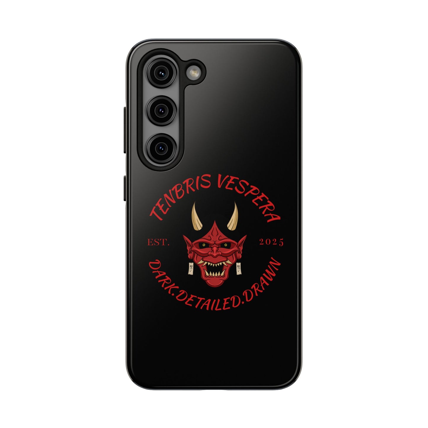 Red Oni Tough Phone Case