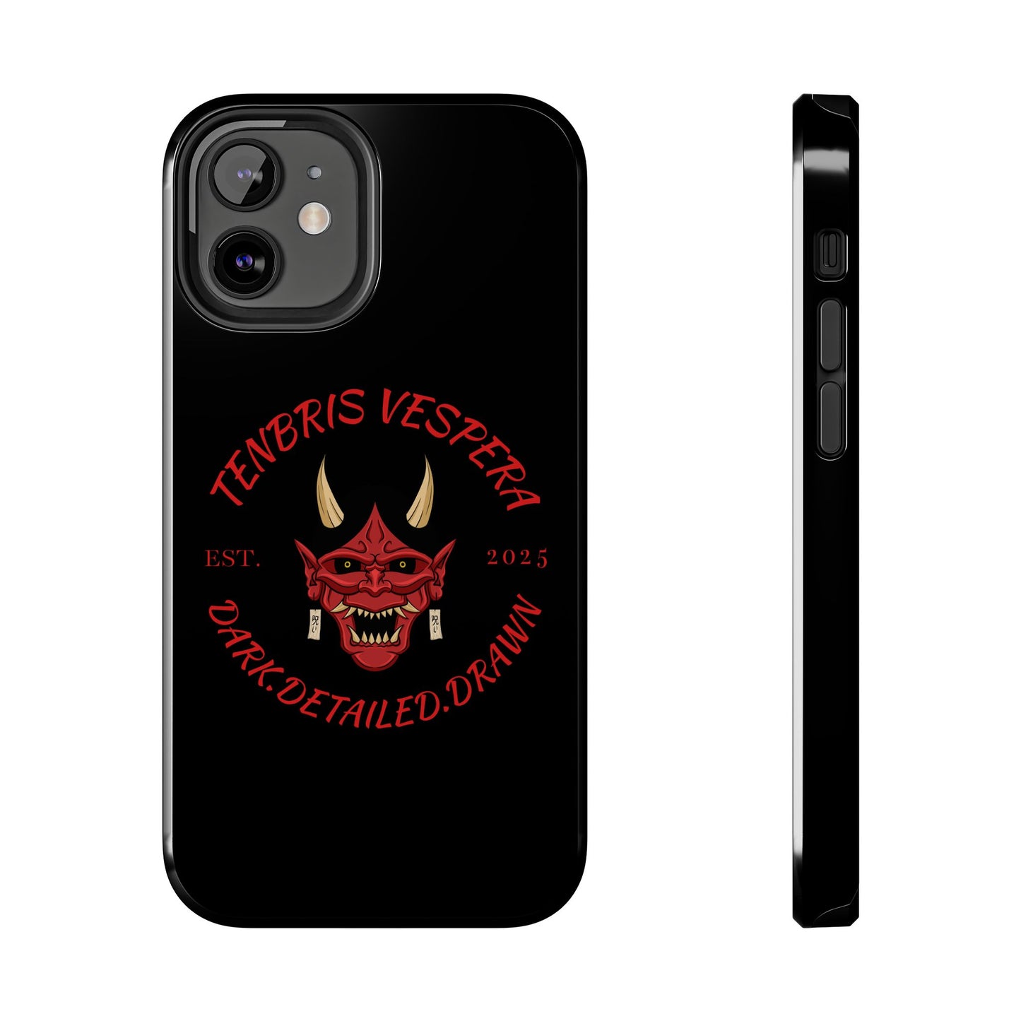 Red Oni Tough Phone Case